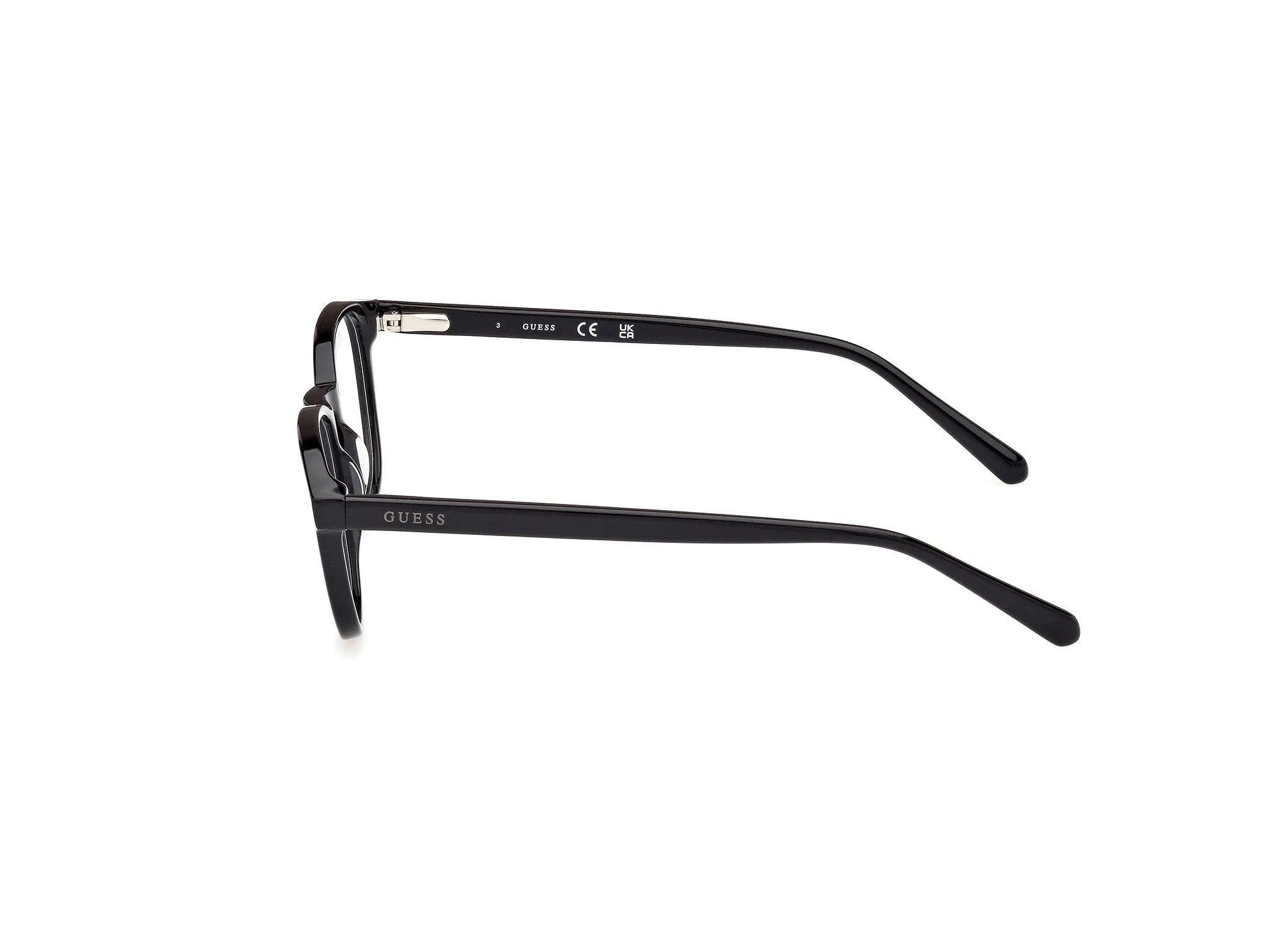 Guess GU8290 1 Montature da vista Acetato Nero Rotonda Normale - immagine 3