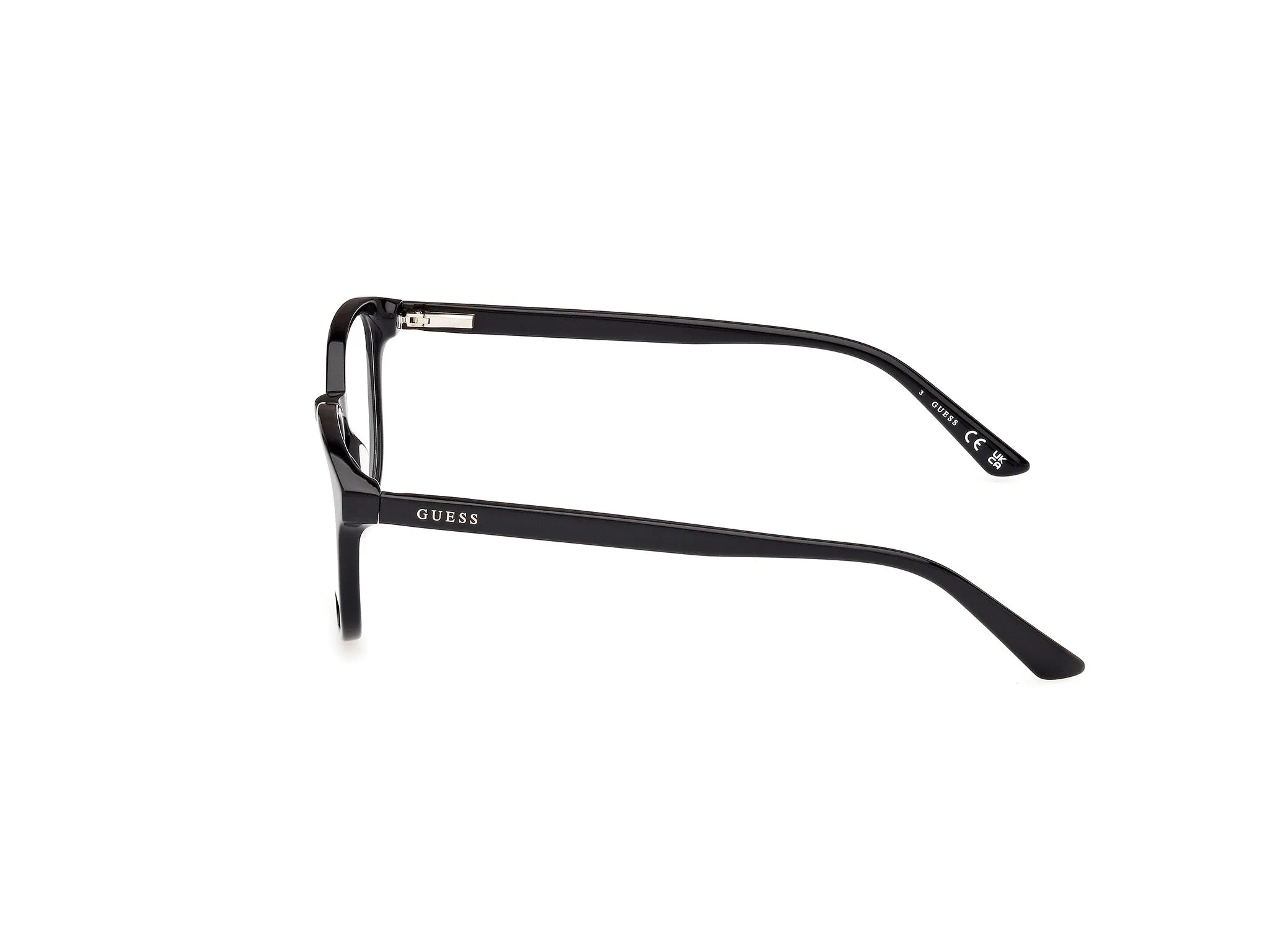 Guess GU8289 1 Montature da vista Acetato Nero Rotonda Normale - immagine 3