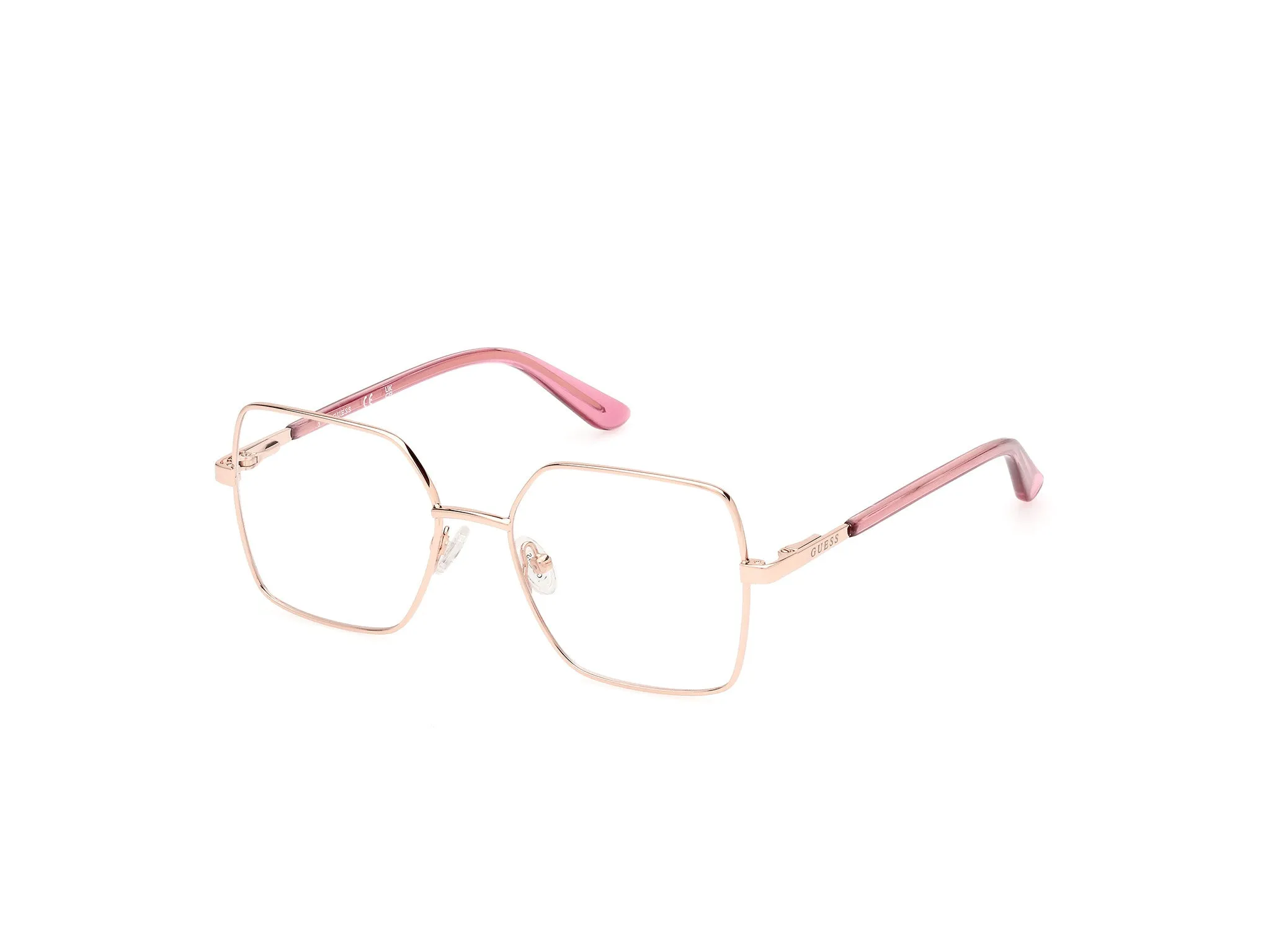 Guess GU8288 28 Montature da vista Metallo Oro Squadrata Normale - immagine 1