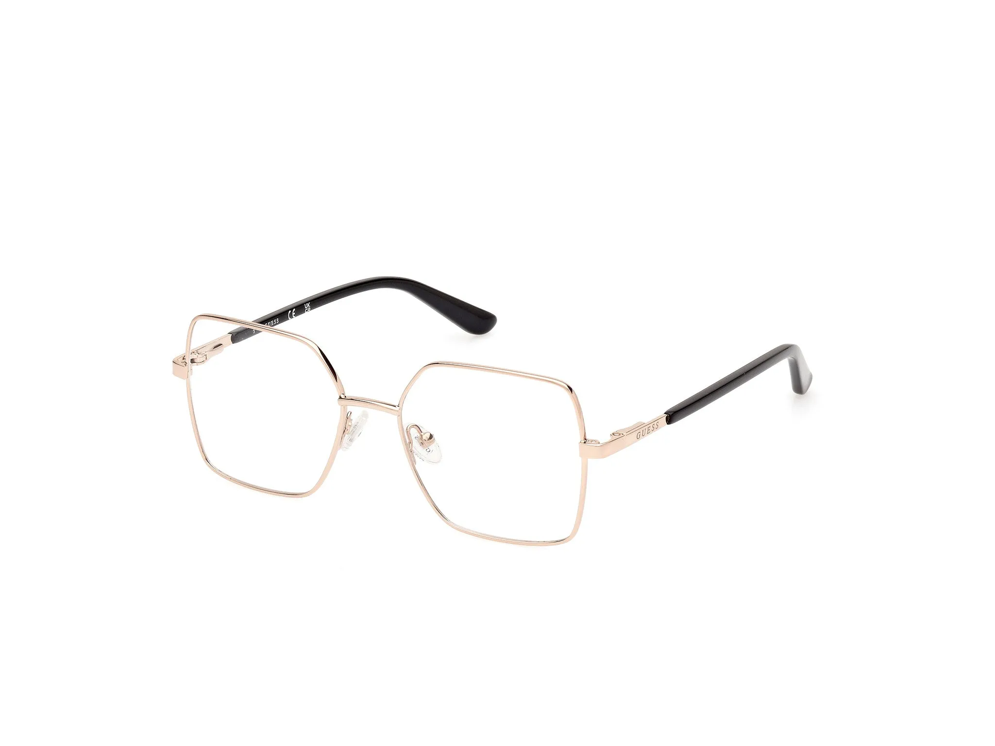 Guess GU8288 32 Montature da vista Metallo Oro Squadrata Normale - immagine 1