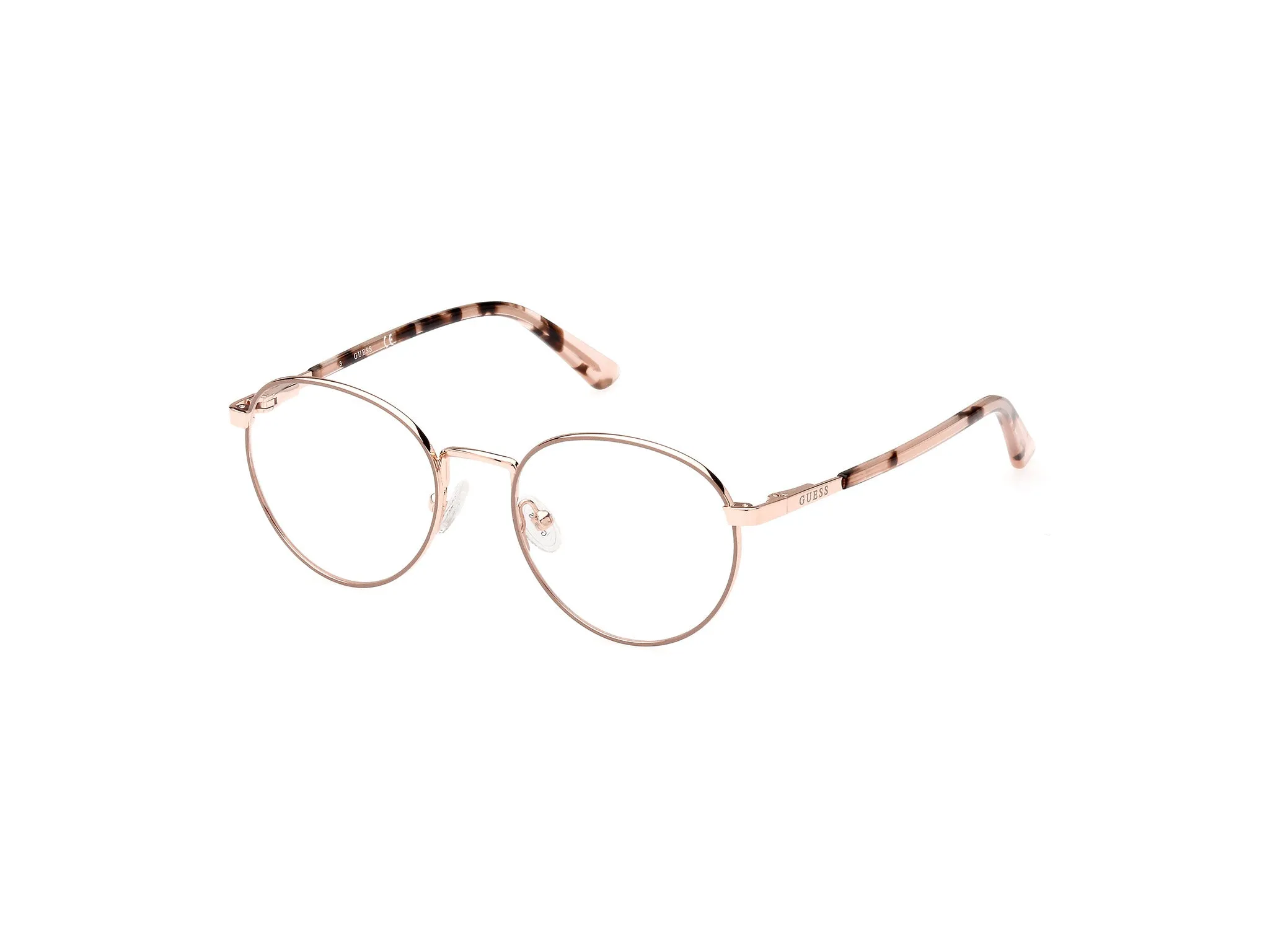Guess GU8274 59 Montature da vista Alluminio Beige Rotonda Normale - immagine 1