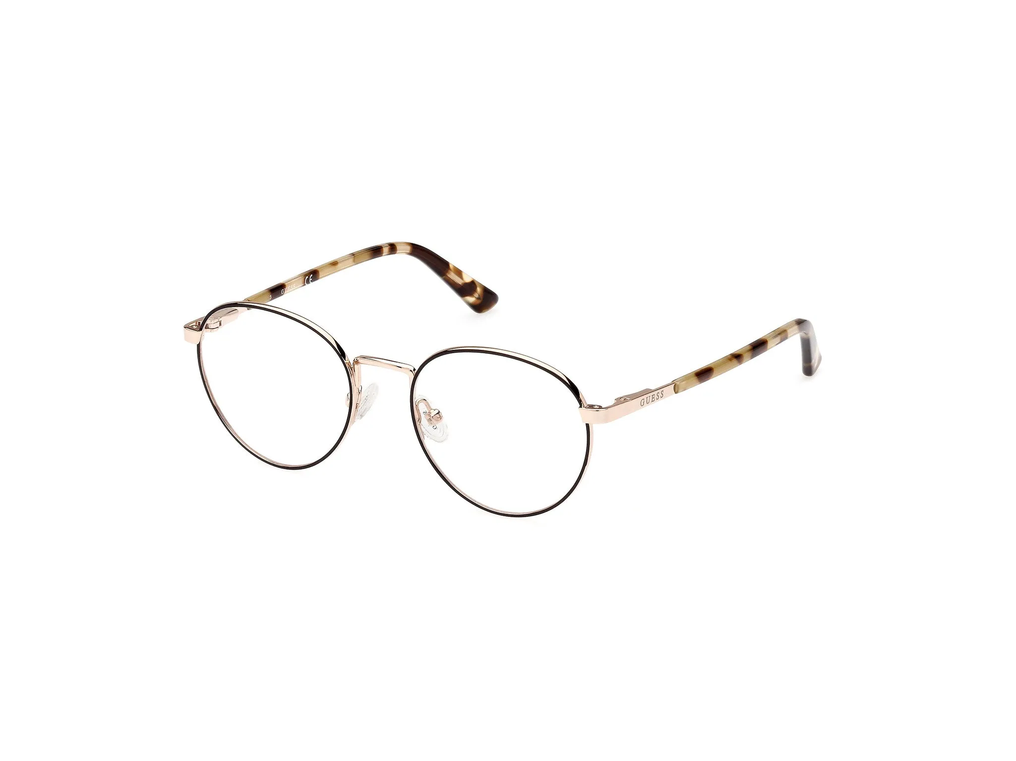 Guess GU8274 33 Montature da vista Alluminio Oro Rotonda Normale - immagine 1