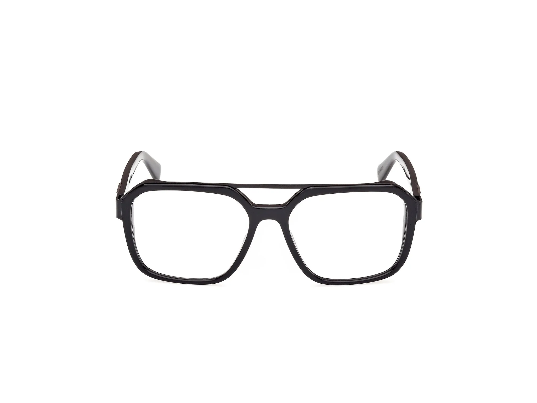 Guess GU50138 1 Montature da vista Acetato Nero Squadrata Normale - immagine 2
