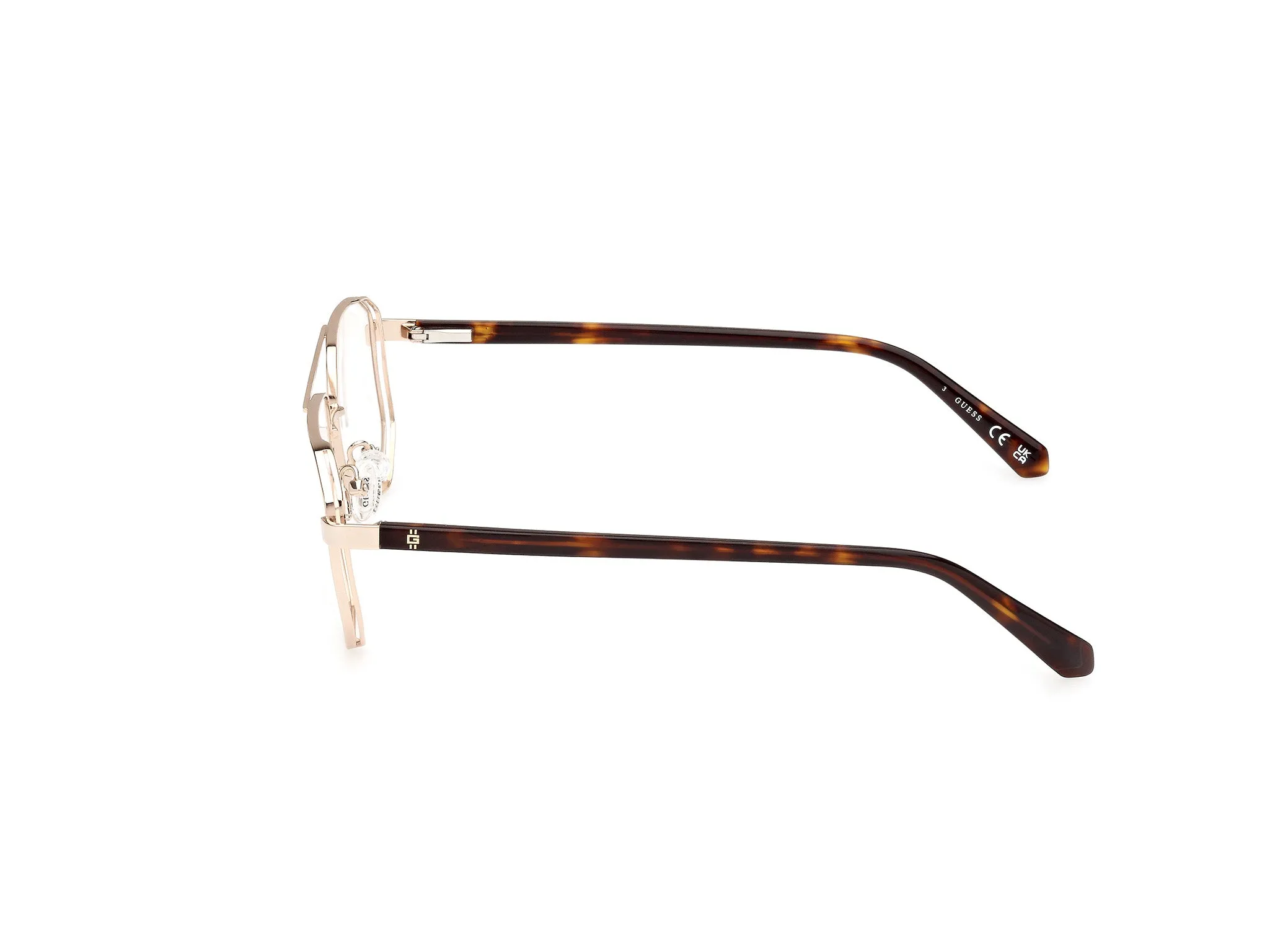 Guess GU50135 32 Montature da vista Metallo Oro Squadrata Normale - immagine 3