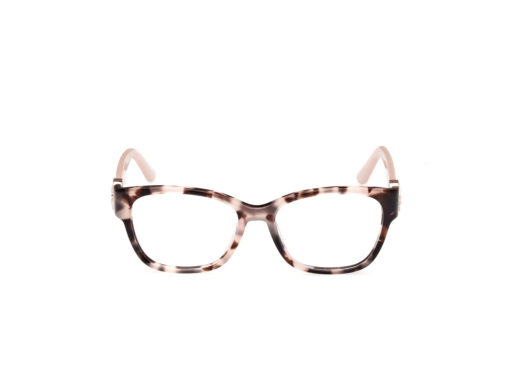 Guess GU50120 55 Montature da vista Acetato Havana Squadrata Normale - immagine 2