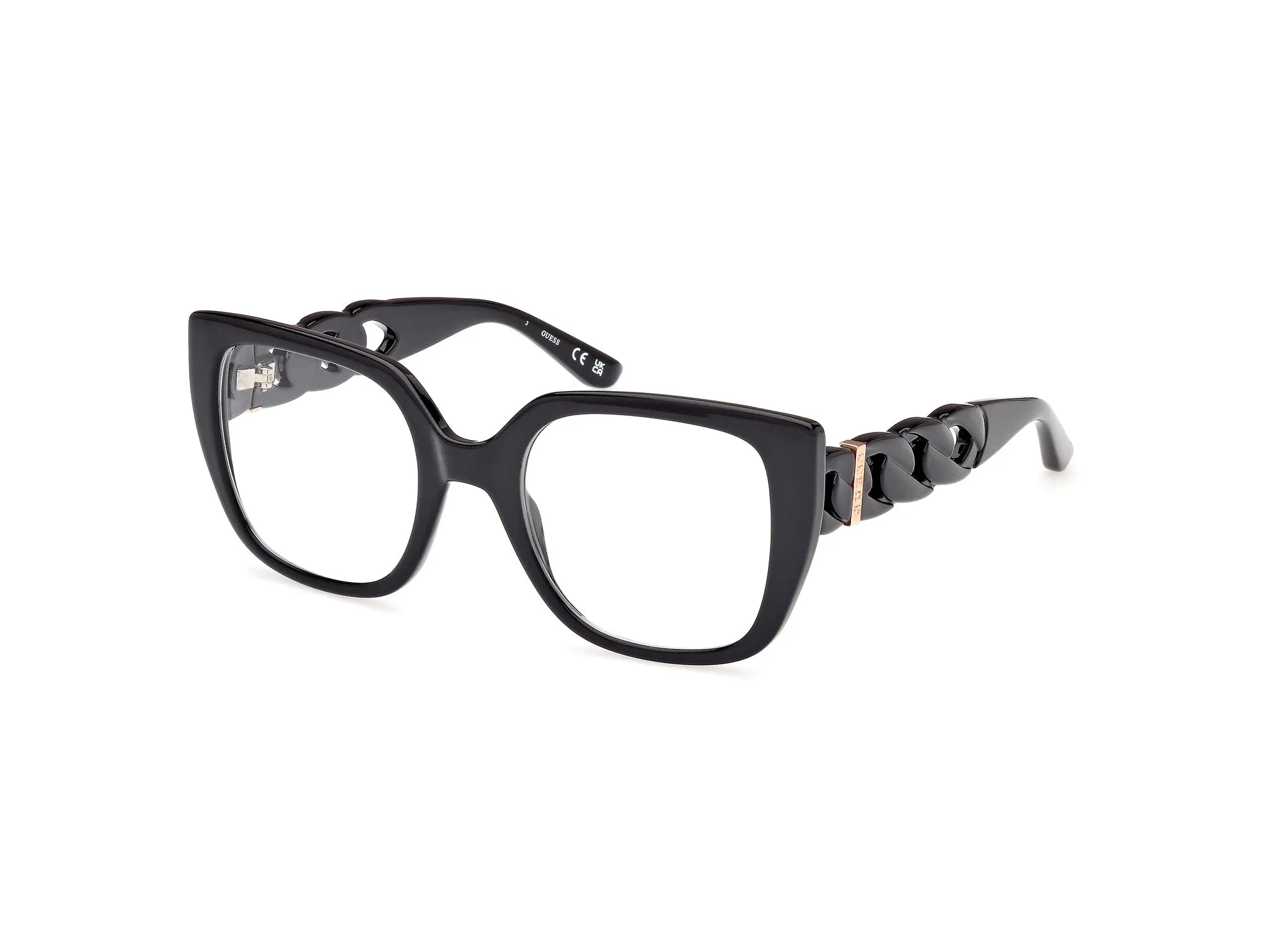 Guess GU50118 1 Montature da vista Iniettato Nero Squadrata Normale - immagine 1