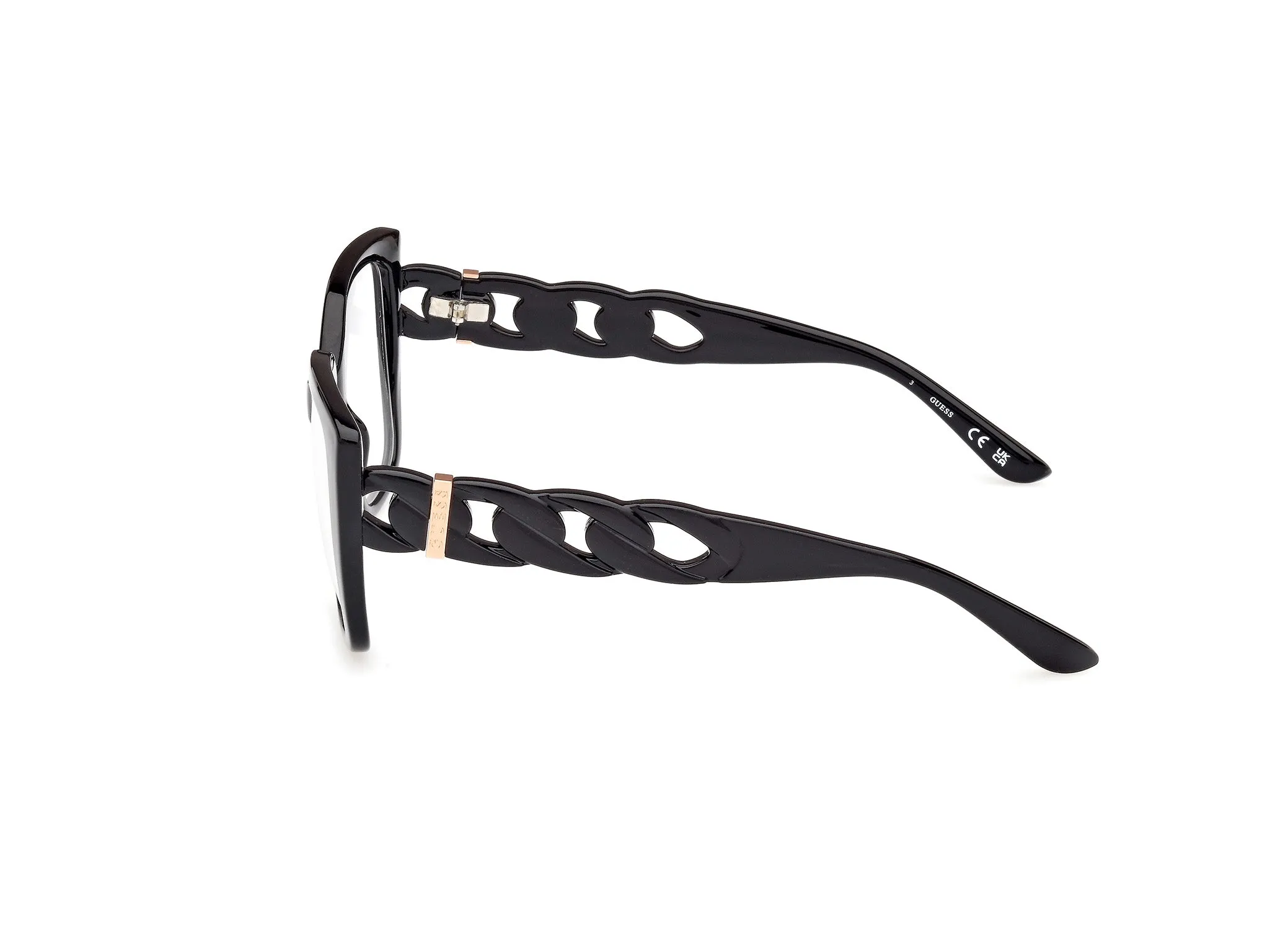 Guess GU50118 1 Montature da vista Iniettato Nero Squadrata Normale - immagine 3