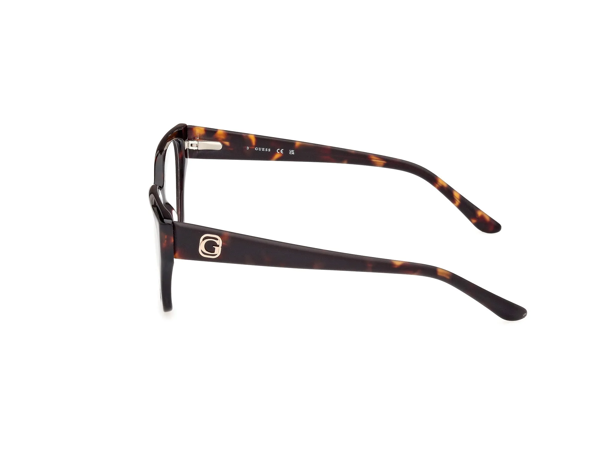 Guess GU50112 52 Montature da vista Acetato Havana Squadrata Normale - immagine 3