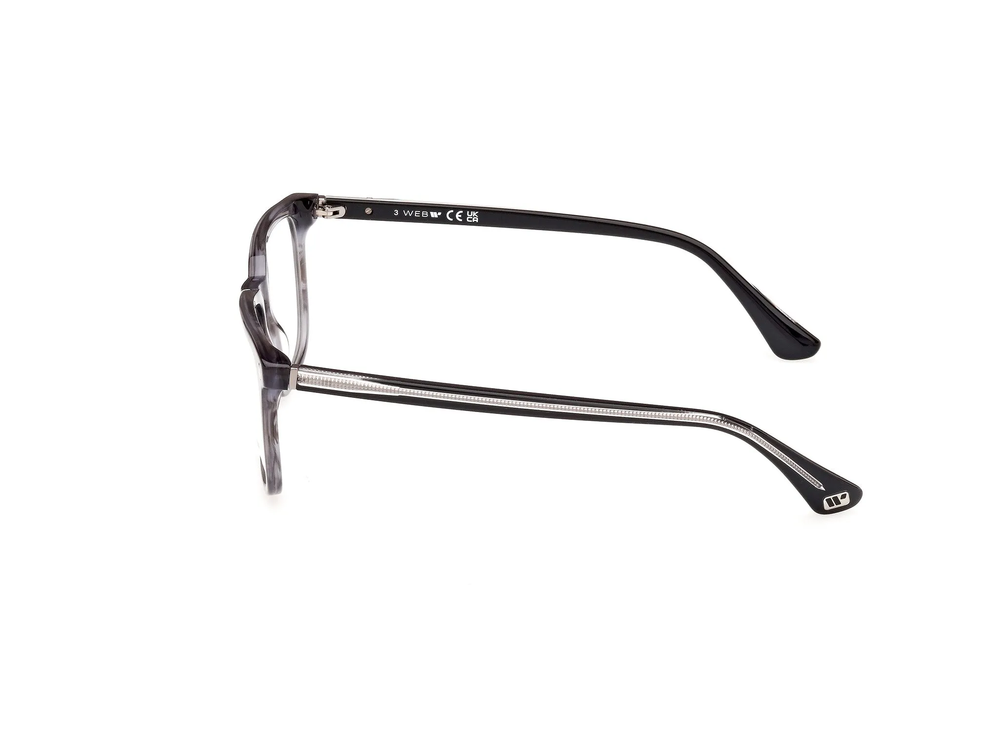 Web WE5430 20 Montature da vista Acetato Grigio Squadrata Normale - immagine 3