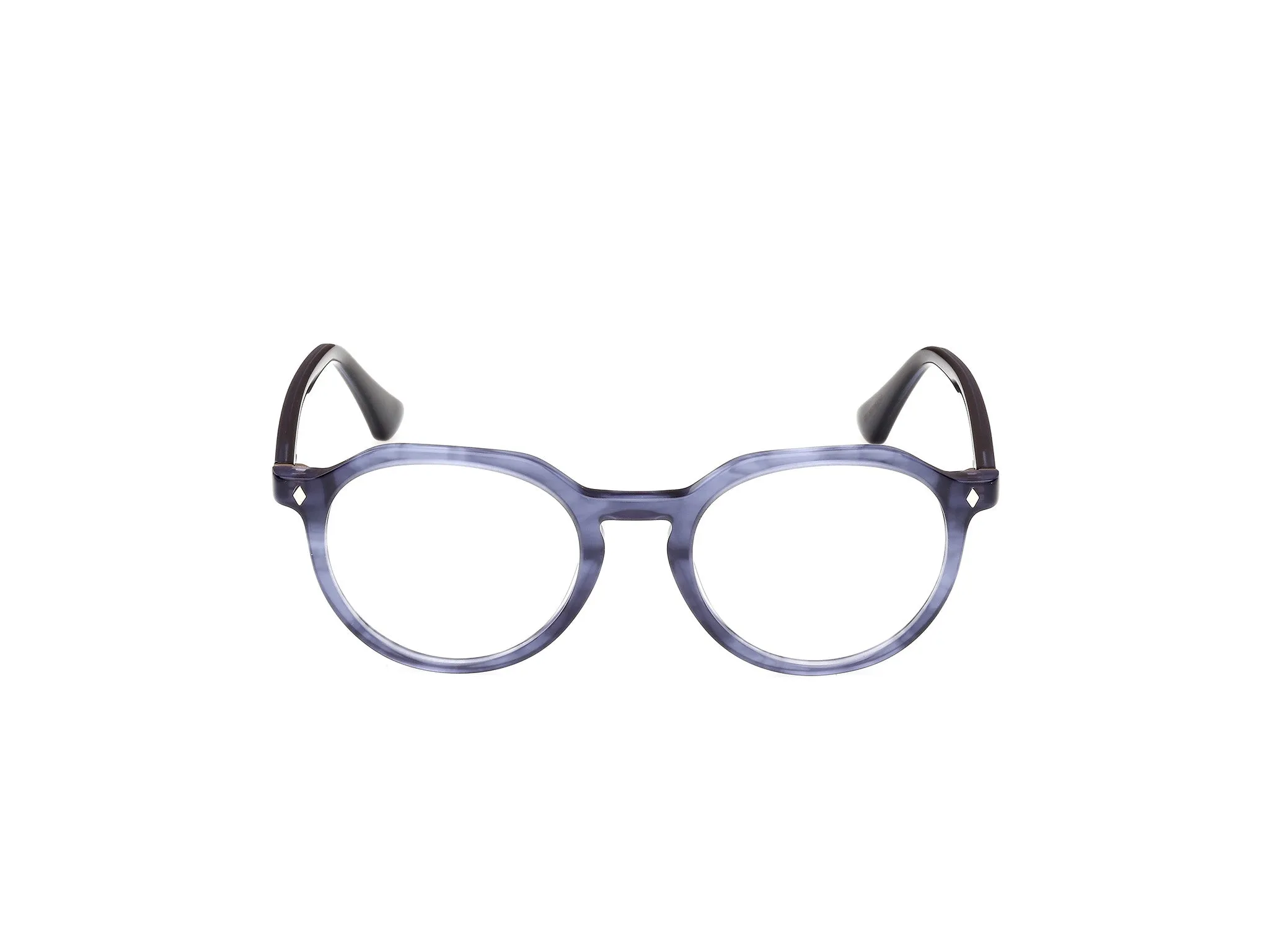 Web WE5427 92 Montature da vista Acetato Blu Rotonda Normale - immagine 2