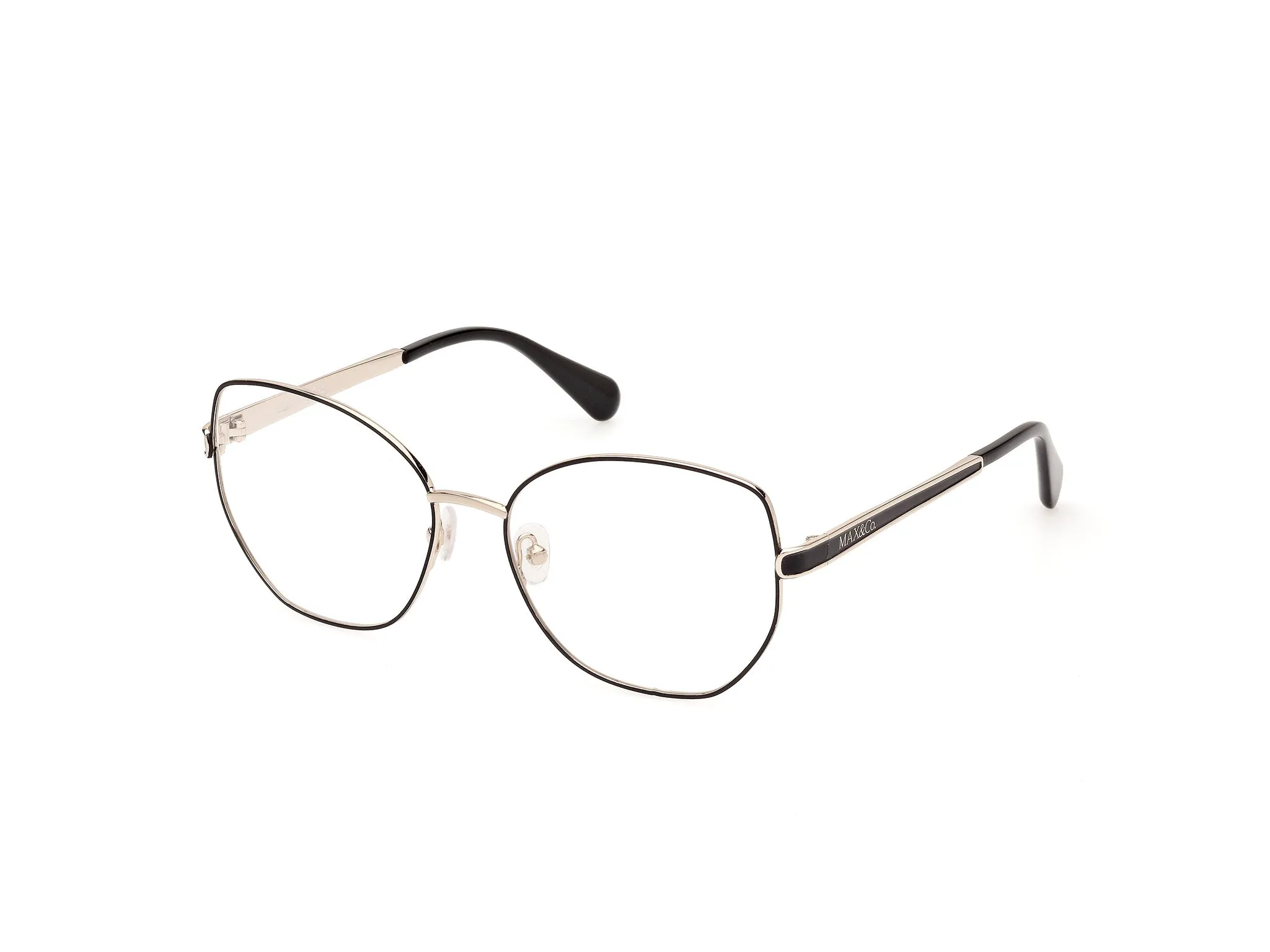 MAX&Co MO5140 1 Montature da vista Metallo Nero Rotonda Normale - immagine 1