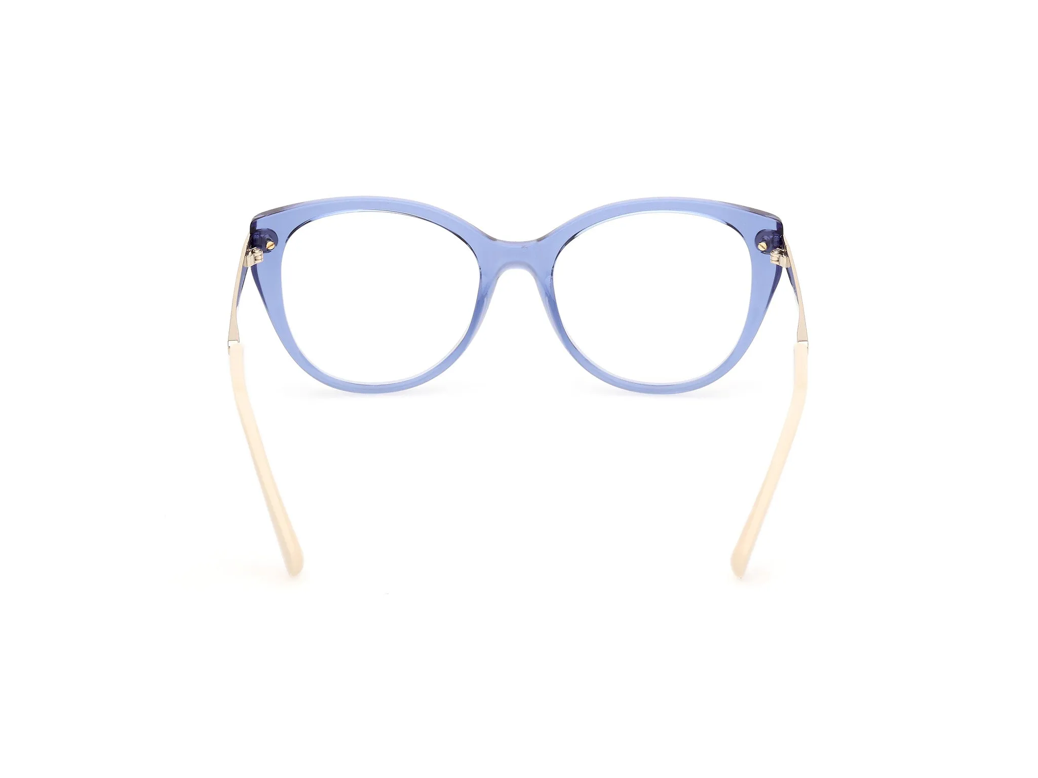 MAX&Co MO5135 090 Montature da vista Iniettato Blu Rotonda Normale - immagine 4