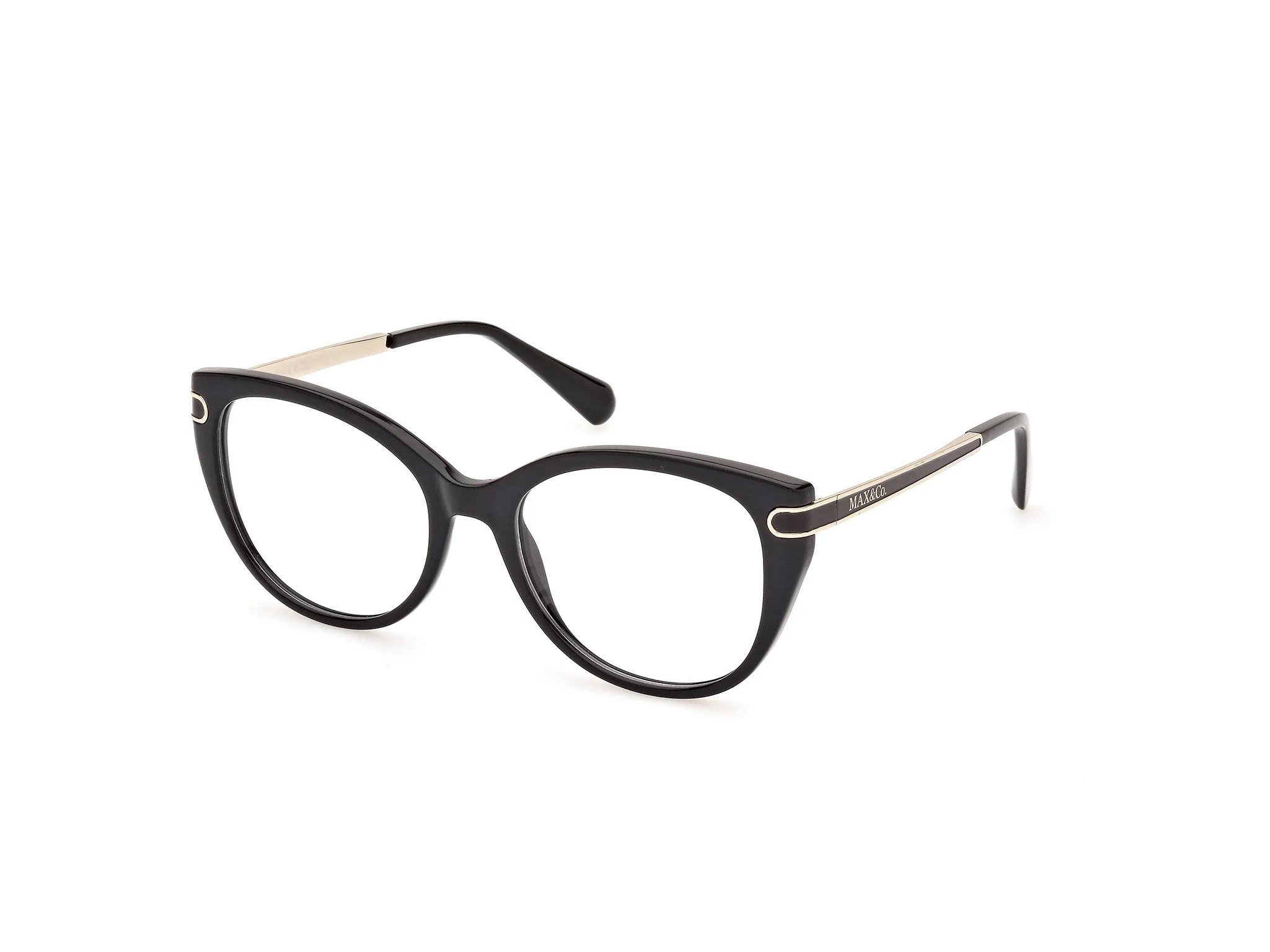 MAX&Co MO5135 1 Montature da vista Iniettato Nero Rotonda Normale - immagine 1