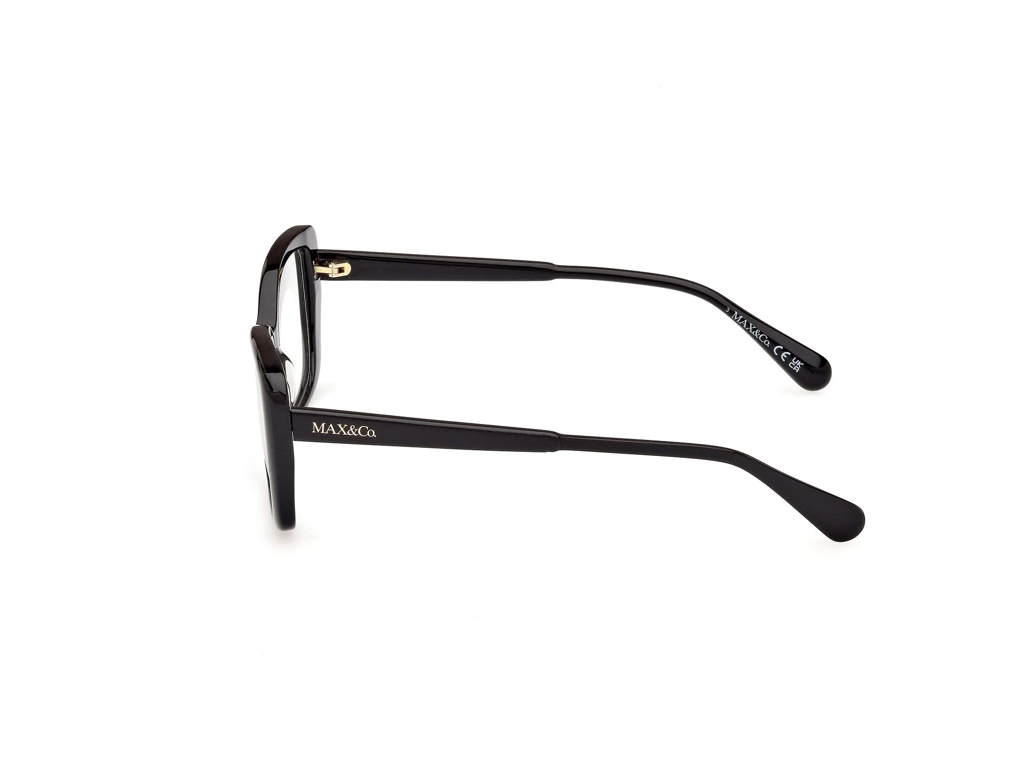 MAX&Co MO5132 001 Montature da vista Acetato Nero Farfalla Normale - immagine 3