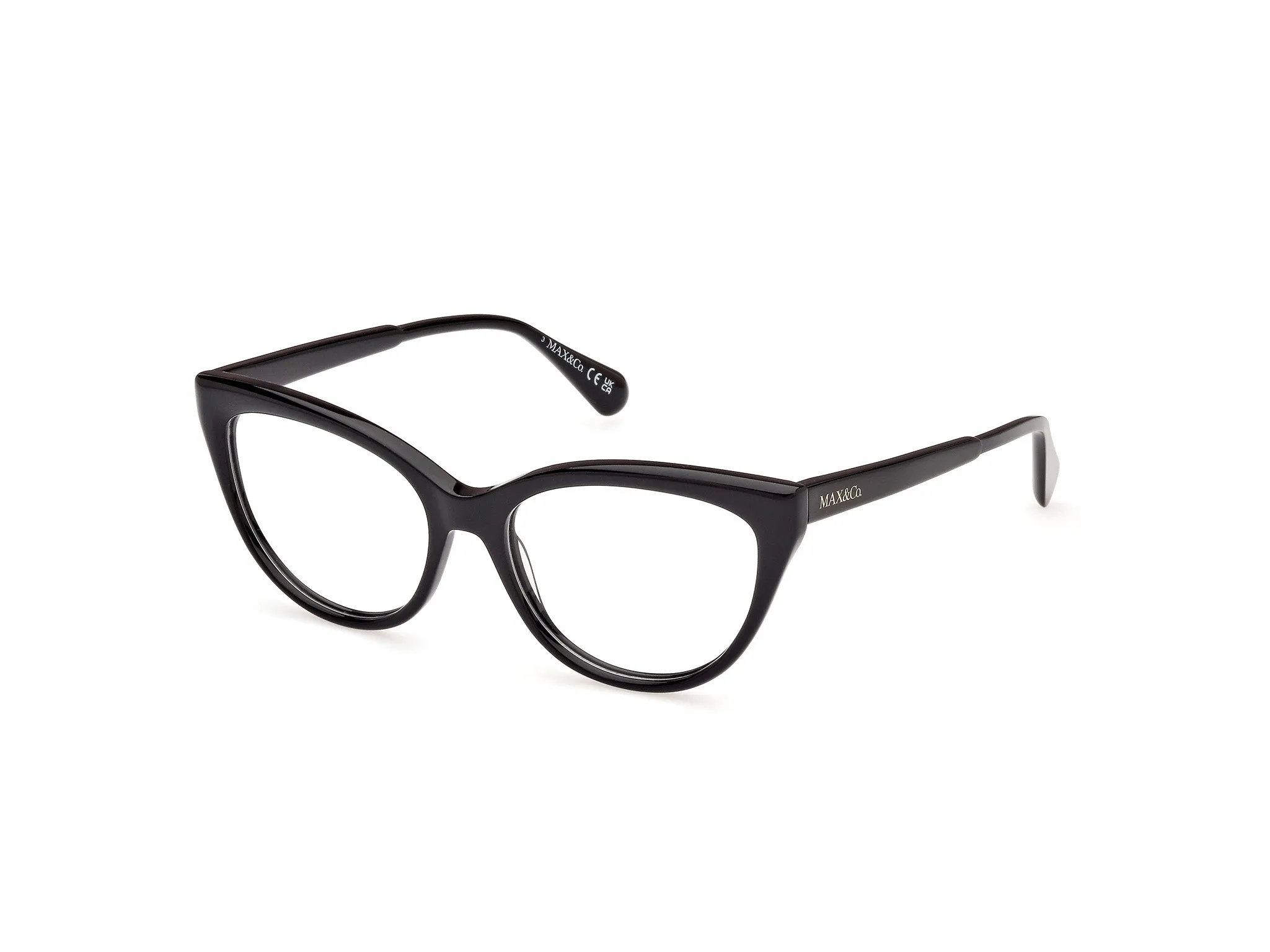 MAX&Co MO5131 001 Montature da vista Acetato Nero Cat Eye Normale - immagine 1