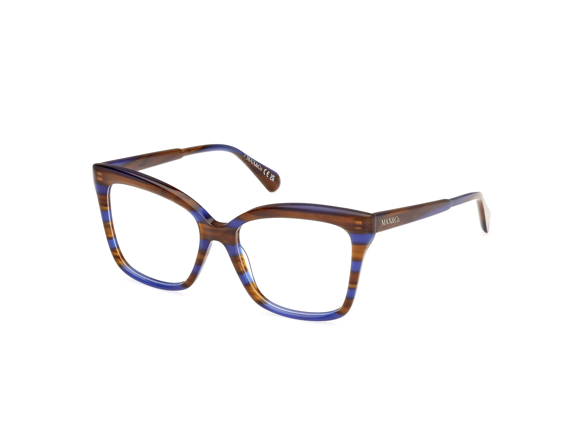 MAX&Co MO5130 92 Montature da vista Acetato Blu Squadrata Normale - immagine 1