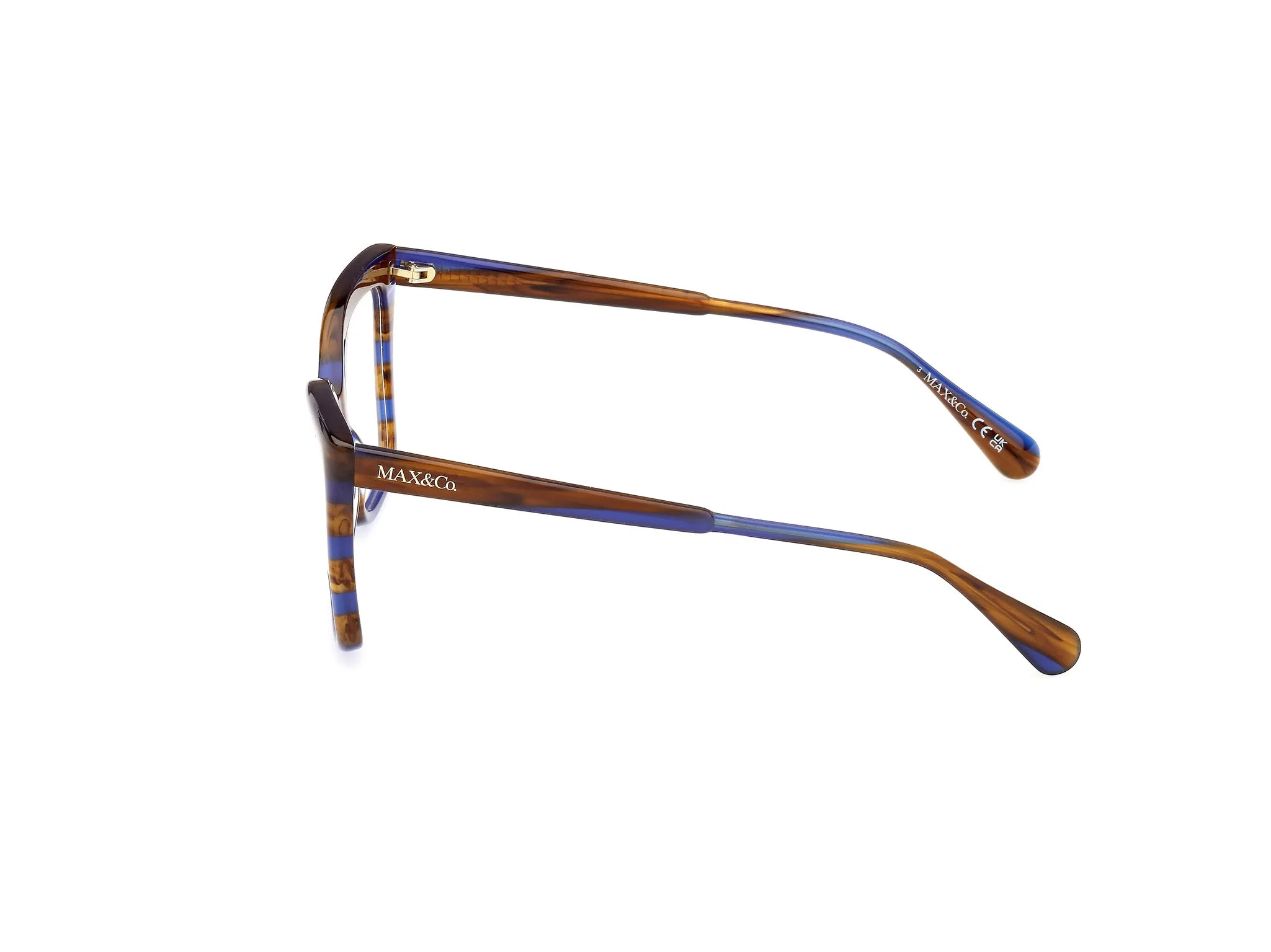 MAX&Co MO5130 92 Montature da vista Acetato Blu Squadrata Normale - immagine 3