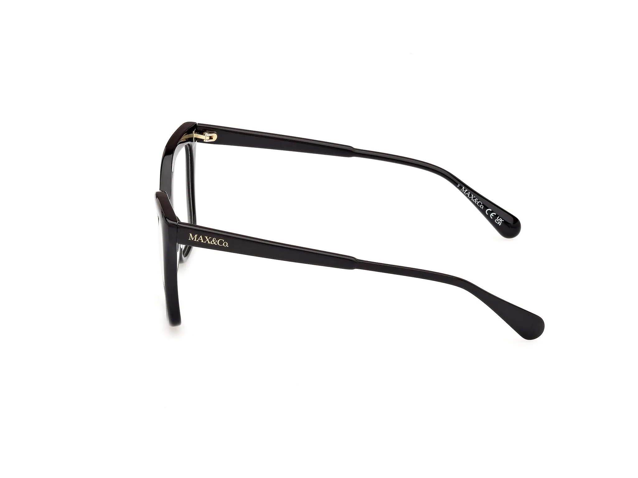 MAX&Co MO5130 1 Montature da vista Acetato Nero Squadrata Normale - immagine 3