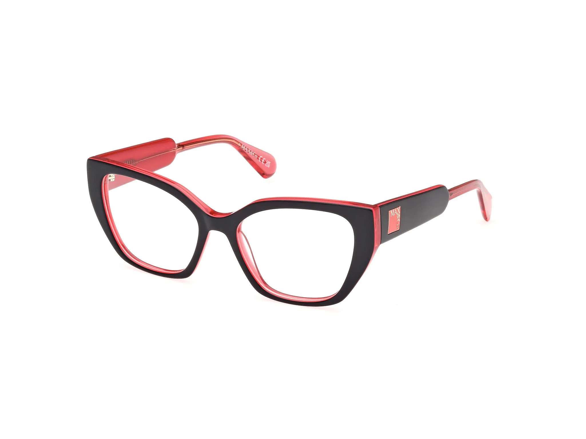 MAX&Co MO5129 5 Montature da vista Acetato Nero Cat Eye Normale - immagine 1