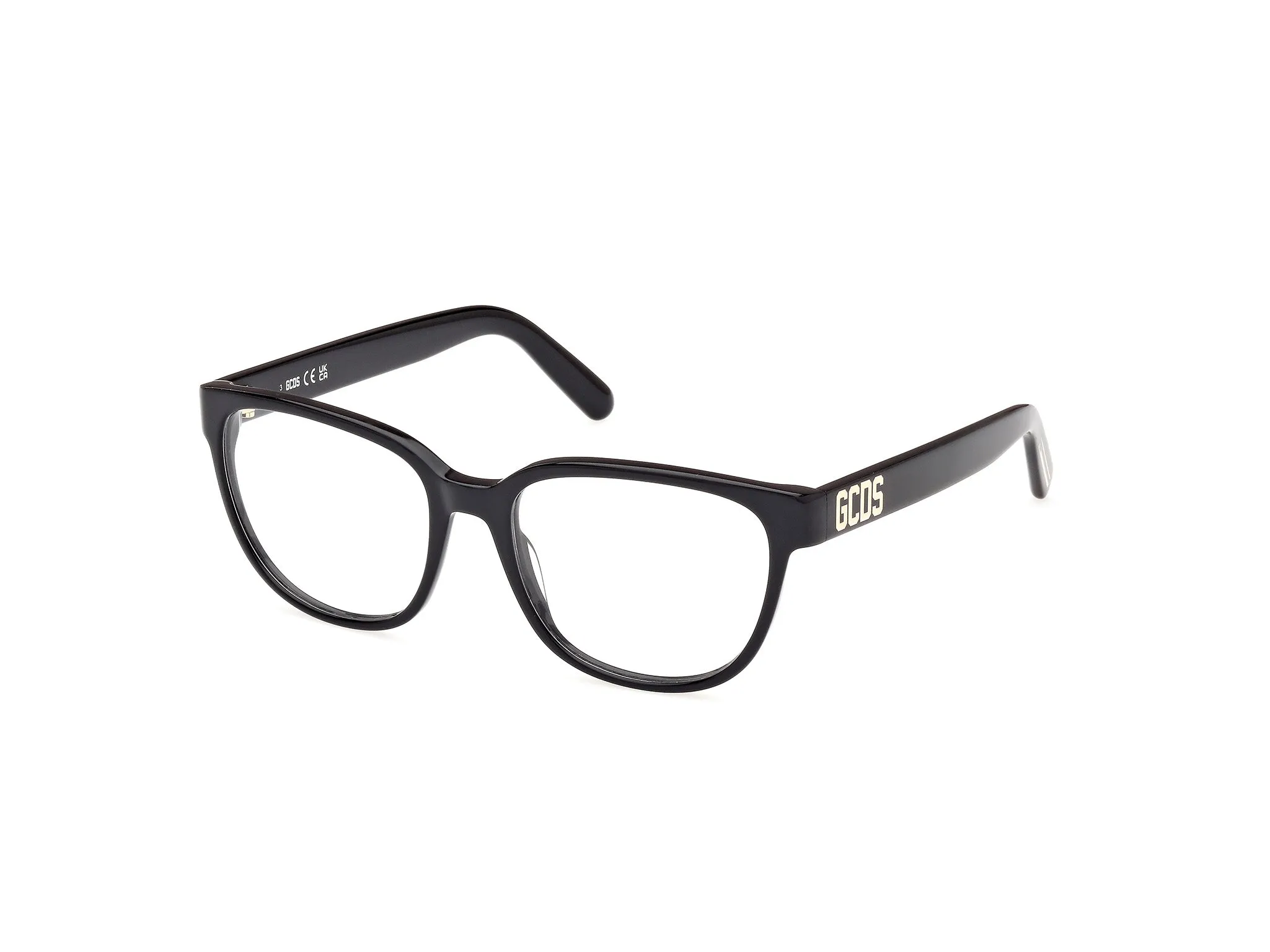 GCDS GD5034 1 Montature da vista Acetato Nero Rotonda Normale - immagine 1