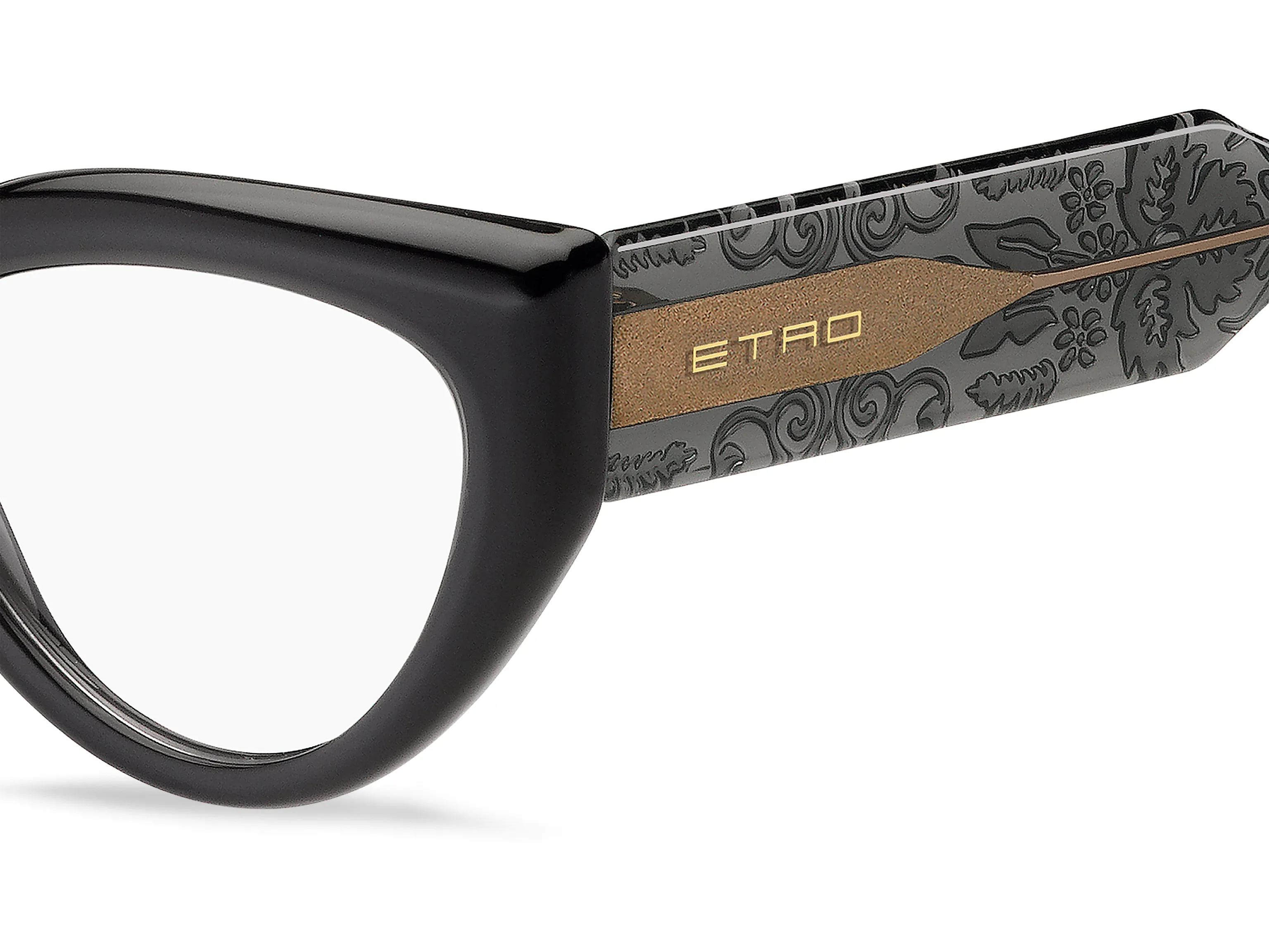 ETRO ETRO 0018 KB7 Montature da vista Acetato Grigio Cat Eye - immagine 3