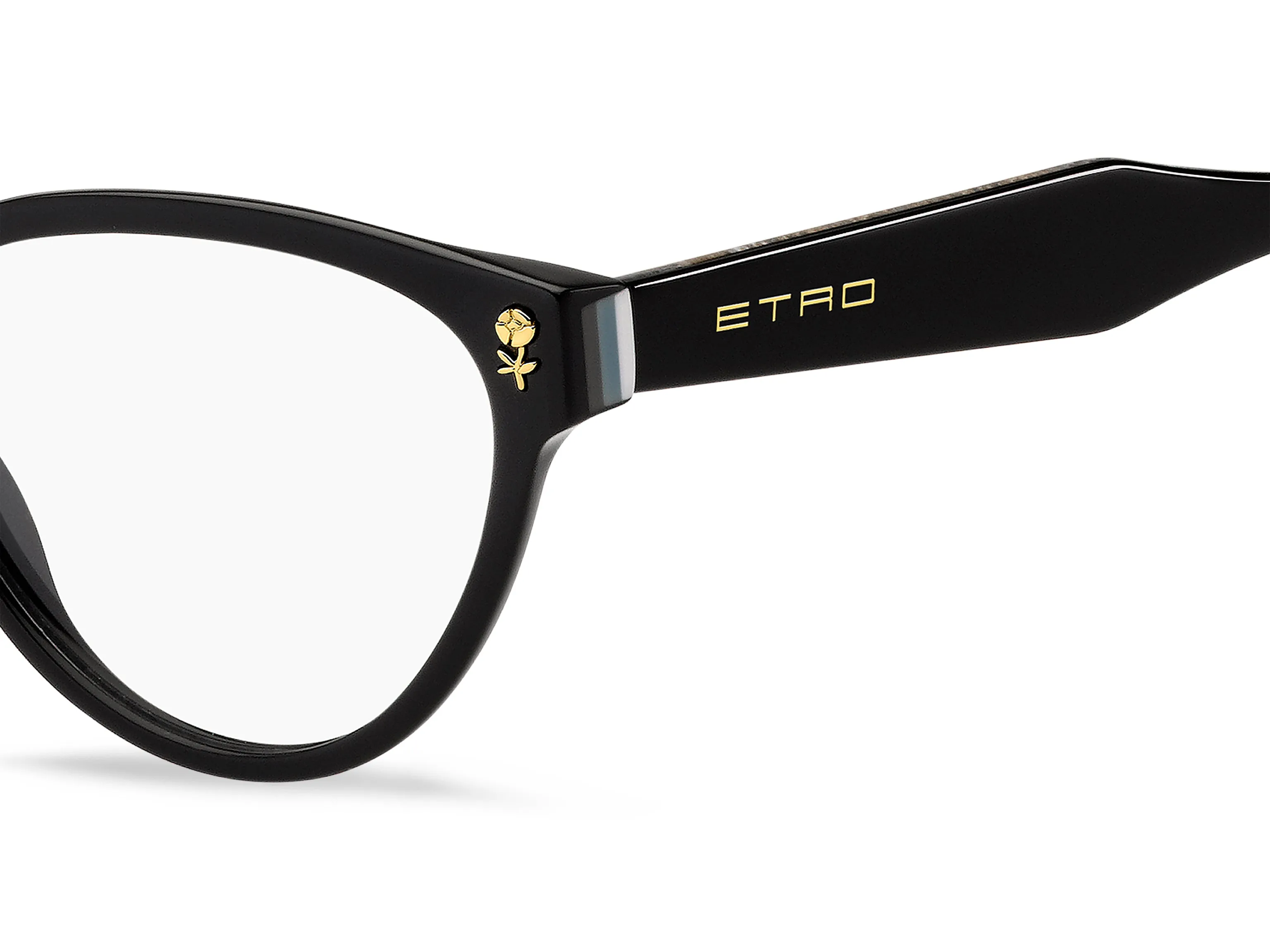 ETRO ETRO 0014 807 Montature da vista Acetato Nero Cat Eye - immagine 3