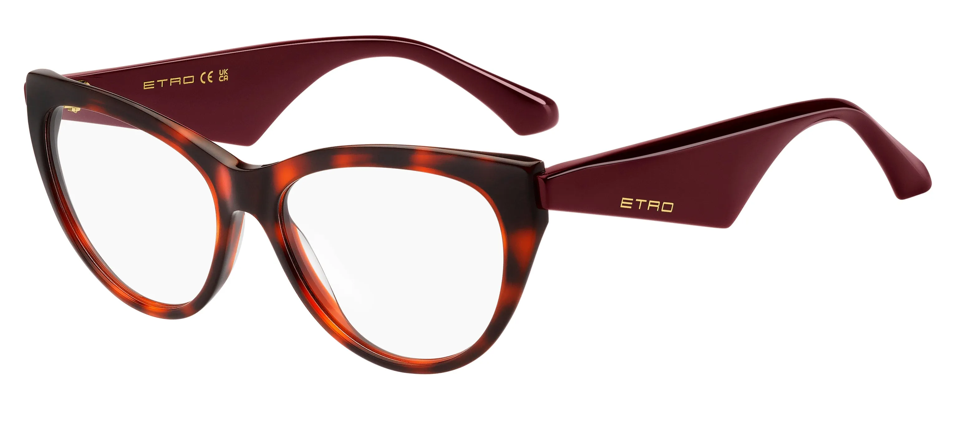 ETRO ETRO 0008 086 Montature da vista Acetato Havana Cat Eye - immagine 1