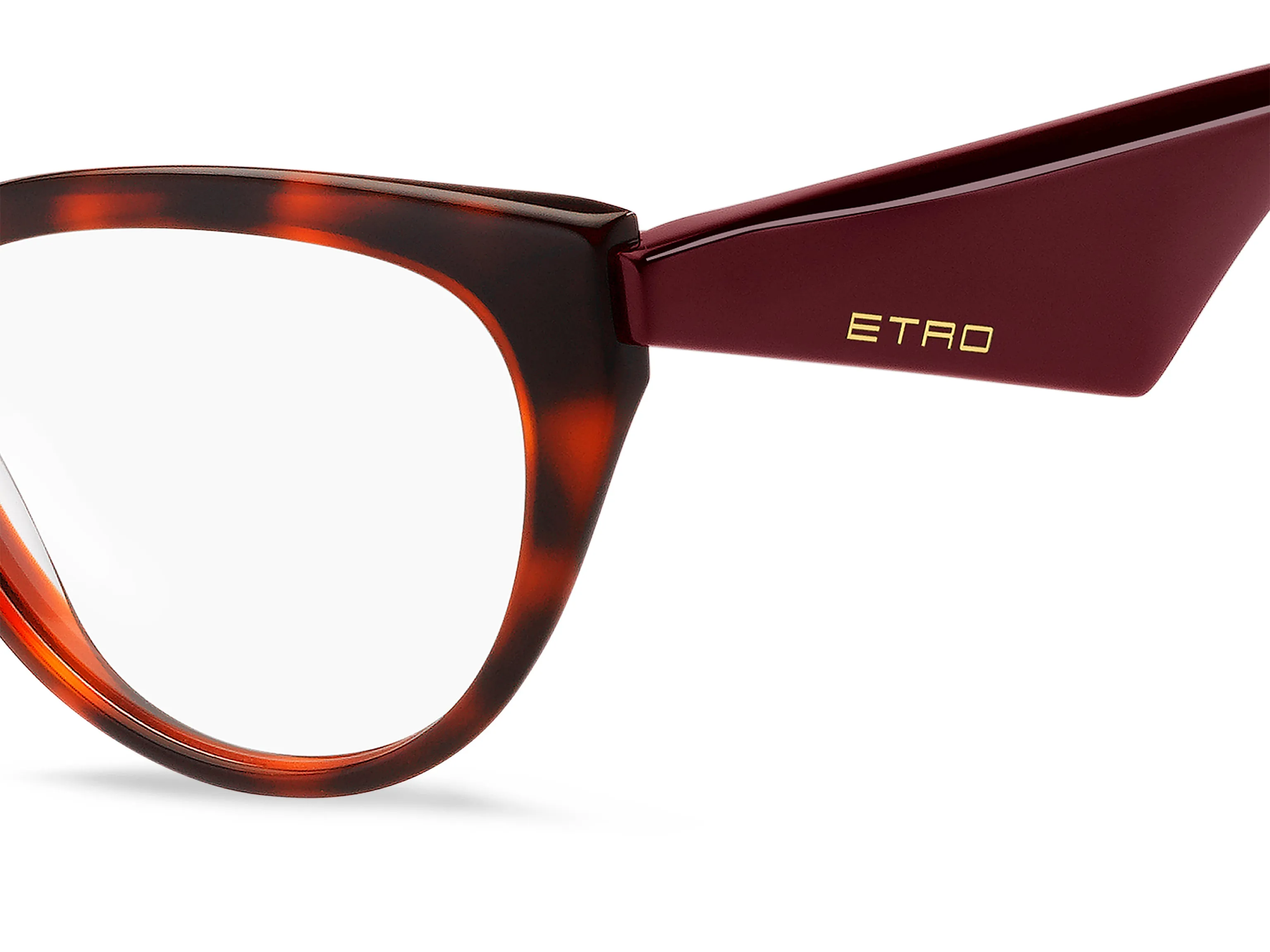 ETRO ETRO 0008 086 Montature da vista Acetato Havana Cat Eye - immagine 3