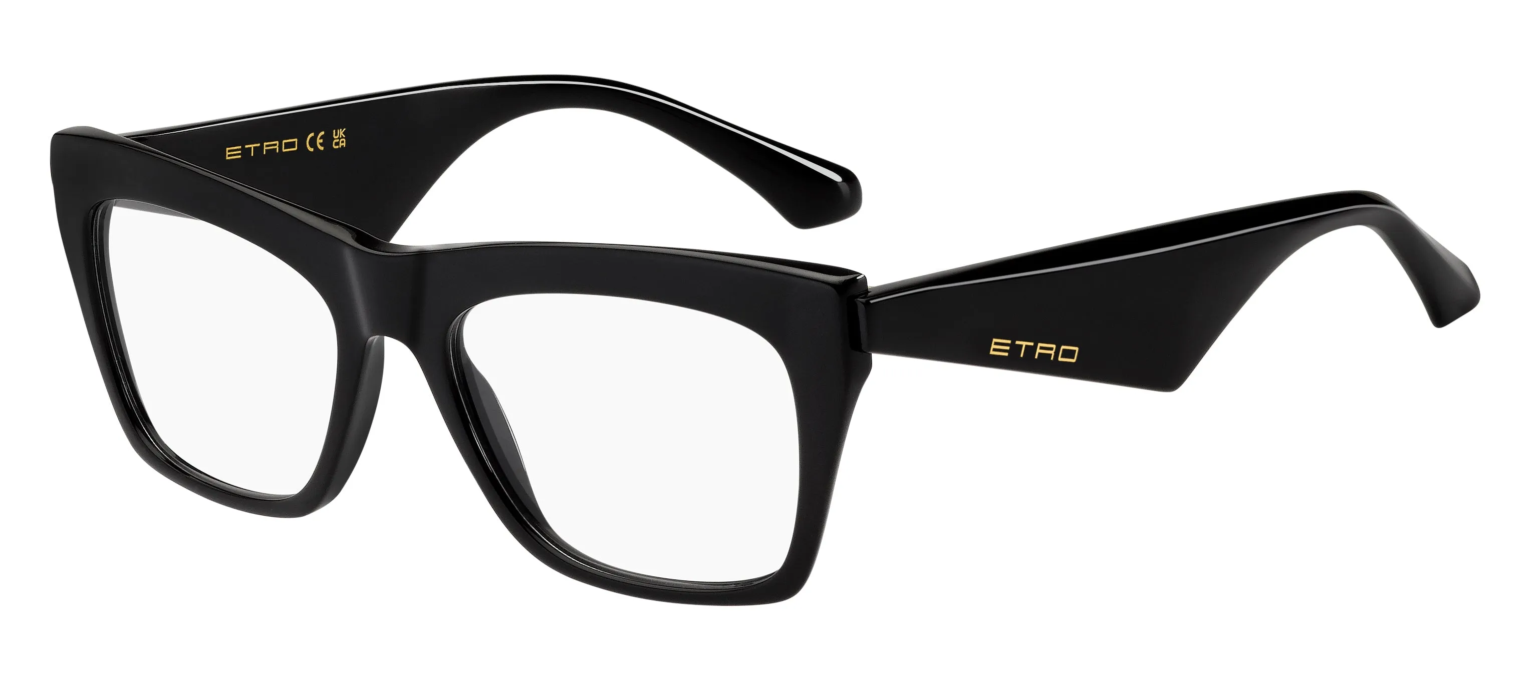 ETRO ETRO 0007 807 Montature da vista Acetato Nero Squadrata - immagine 1