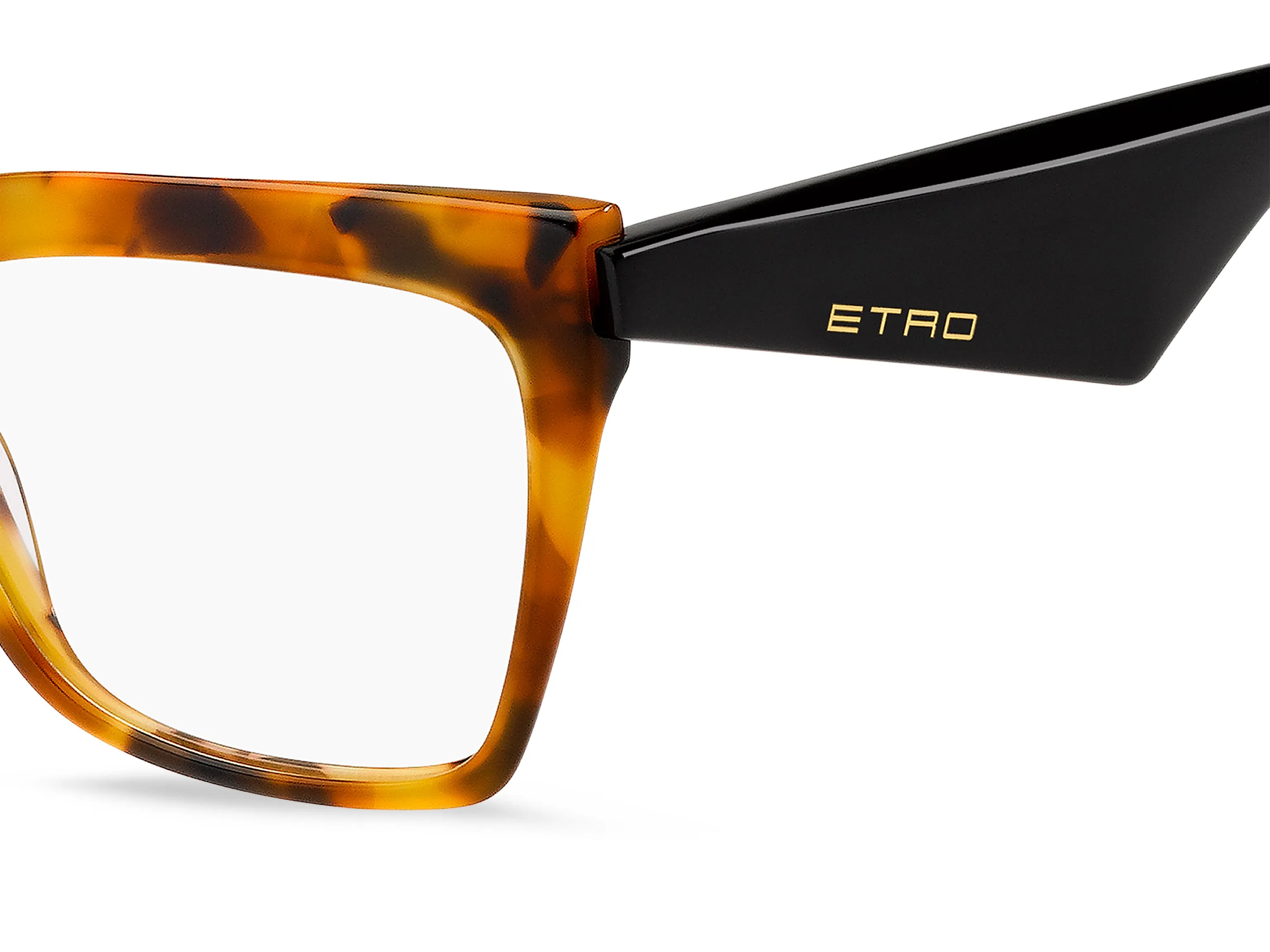 ETRO ETRO 0006 C9B Montature da vista Acetato Havana Squadrata - immagine 3