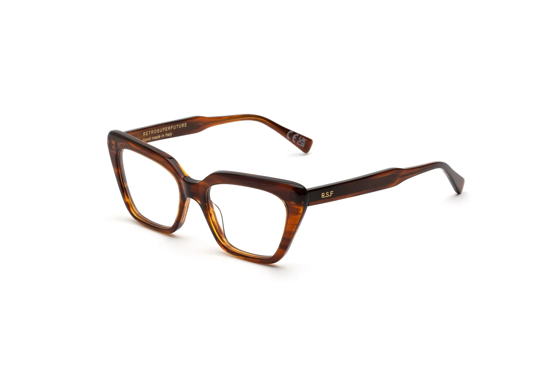 Retrosuperfuture LUY NUMERO 122 HAVANA Montature da vista Acetato Havana Cat Eye - immagine 1