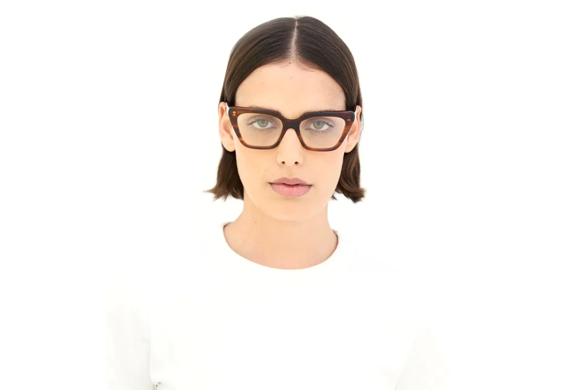Retrosuperfuture LUY NUMERO 122 HAVANA Montature da vista Acetato Havana Cat Eye - immagine 3