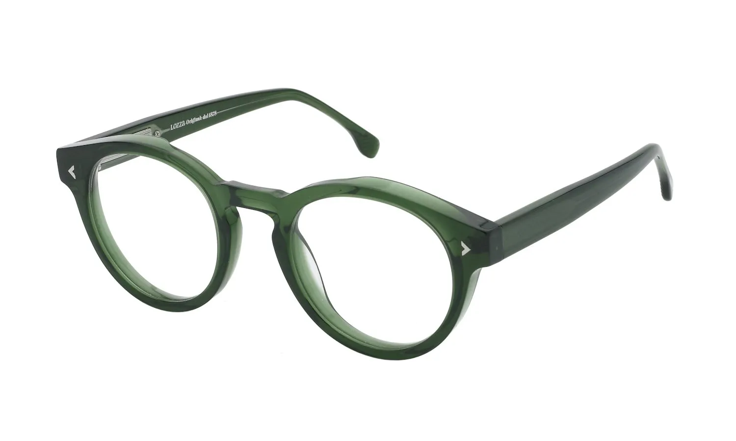 Lozza VL4337 POLIGNANO 2 0G61 Montature da vista Acetato Verde Pantos - immagine 1