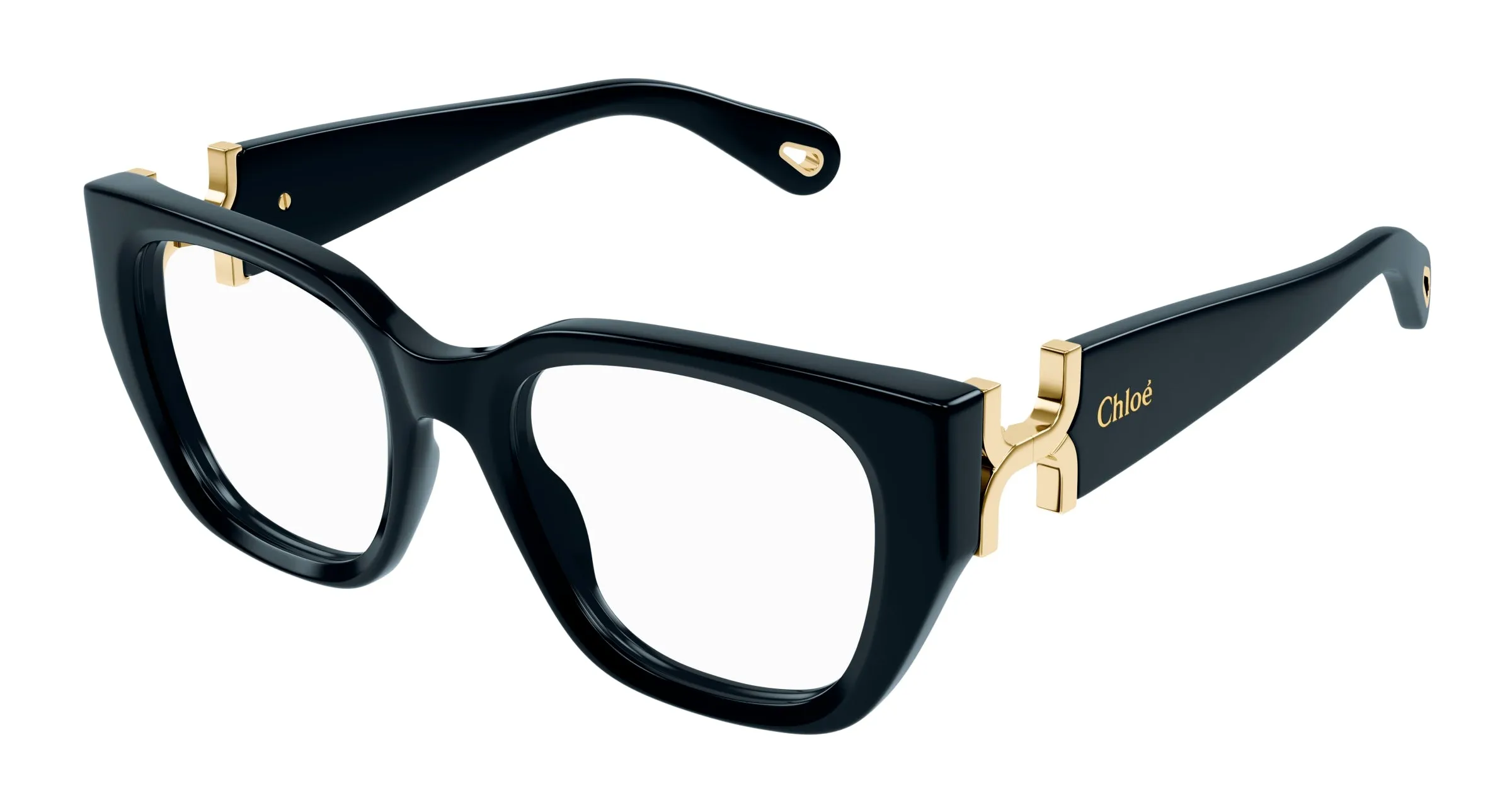 Chloé CH0238O 003 Montature da vista Acetato Blu Trasparente Cat Eye - immagine 1