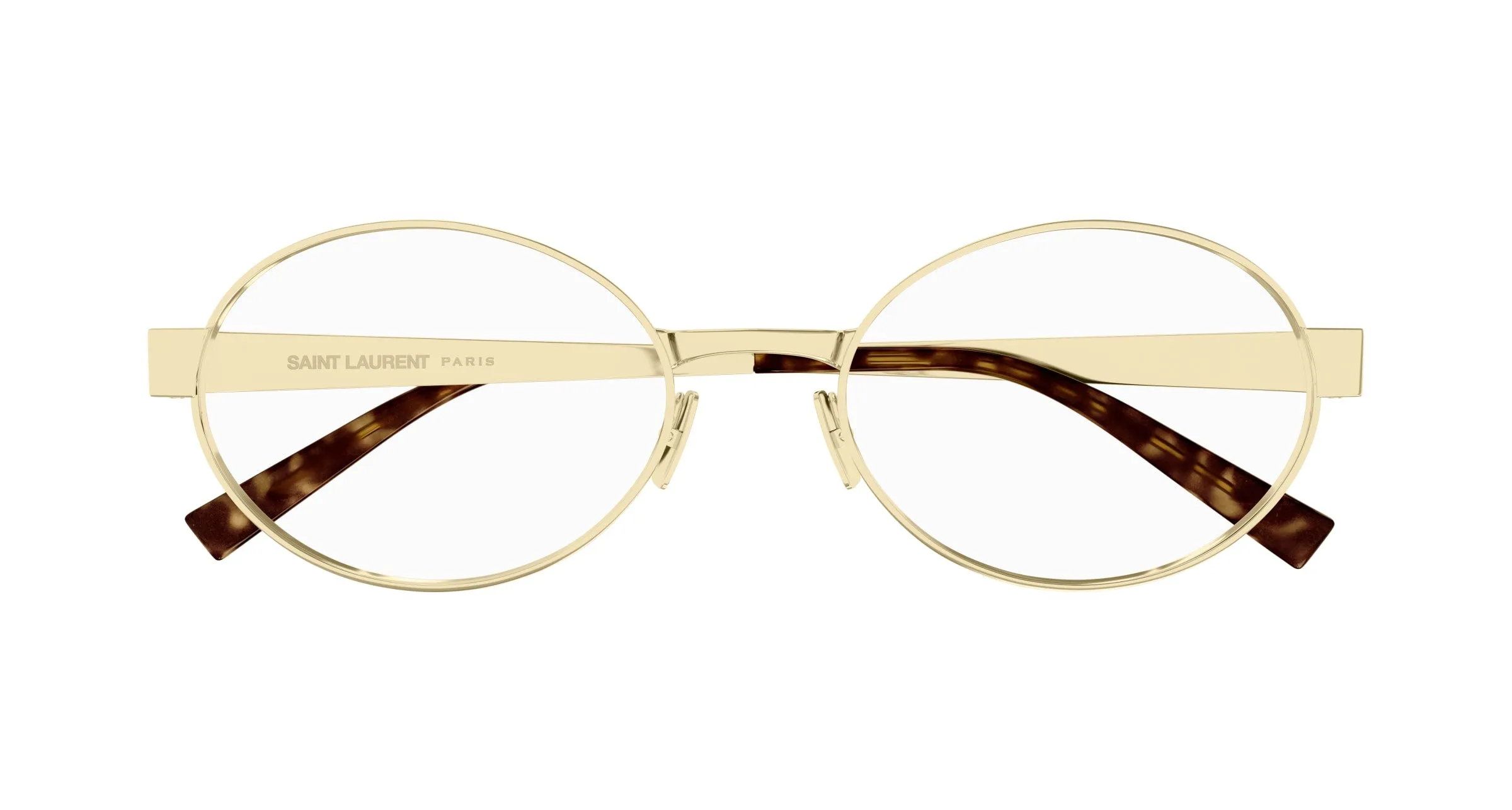 SAINT LAURENT SL 692 OPT 002 Montature da vista Metallo Oro Trasparente Rotonda ["Antiriflesso"] - immagine 2