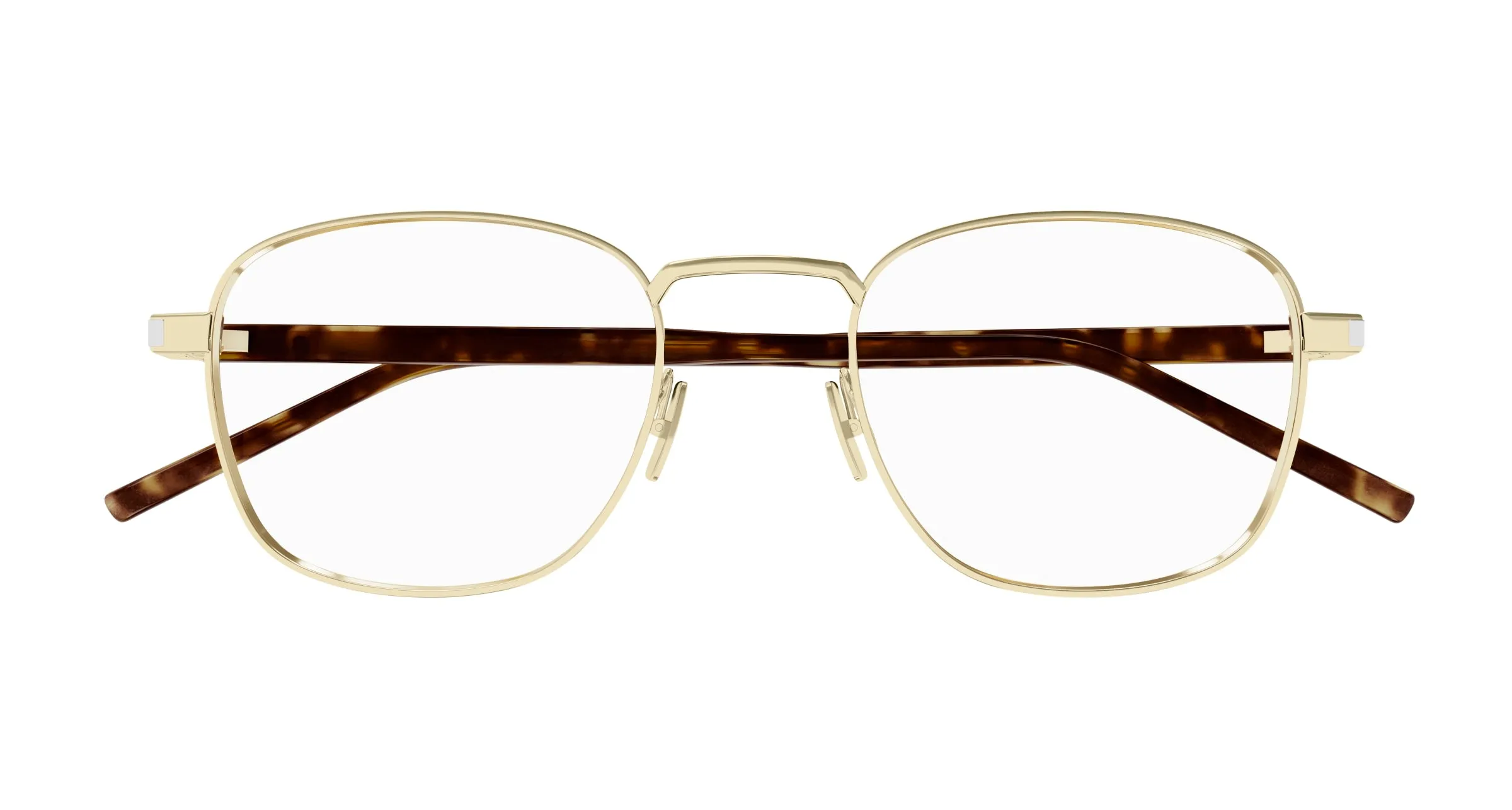SAINT LAURENT SL 699 006 Montature da vista Metallo Oro Trasparente Rotonda - immagine 2