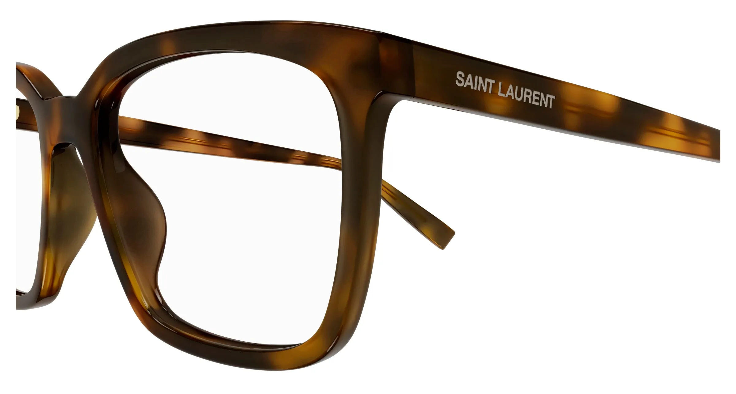 SAINT LAURENT SL 672 003 Montature da vista Acetato Havana Trasparente Squadrata - immagine 3