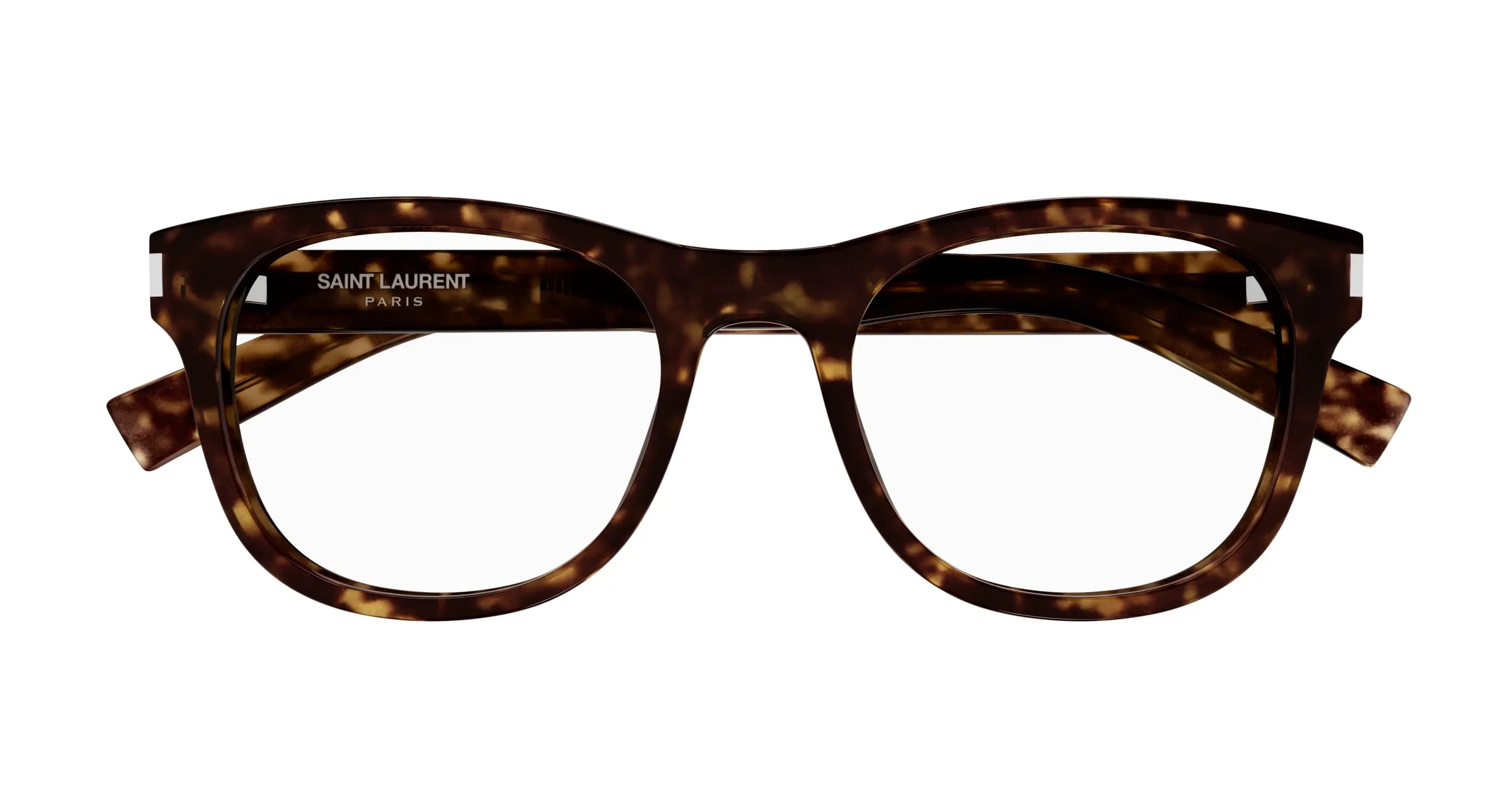 SAINT LAURENT Unisex SL 663 005 Montature da vista Acetato Havana Trasparente Squadrata - immagine 2