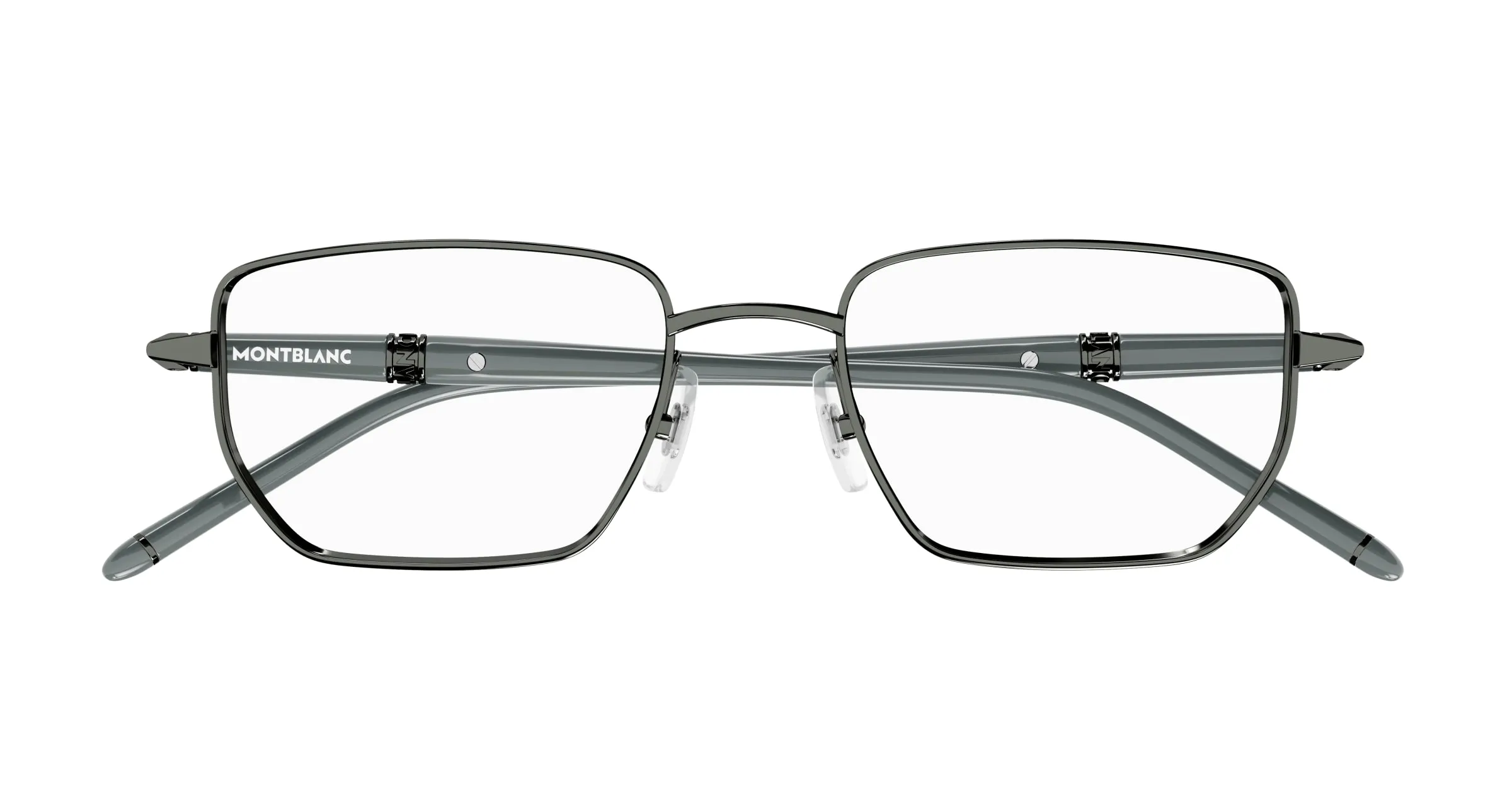 Montblanc MB0347O 006 Montature da vista Metallo Rutenio Trasparente Squadrata - immagine 2