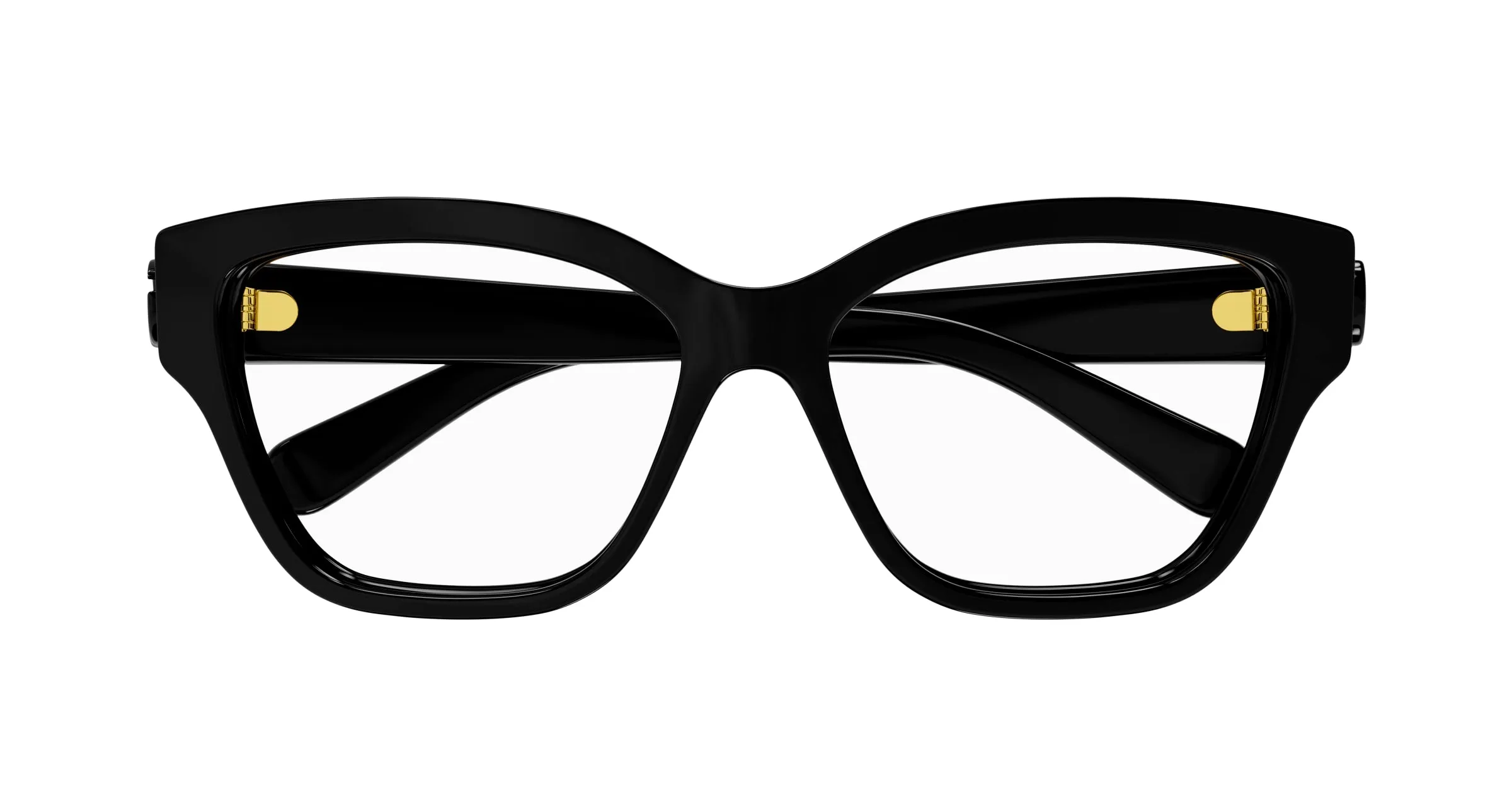 Gucci GG1597O 001 Montature da vista Iniettato Nero Trasparente Cat Eye - immagine 2