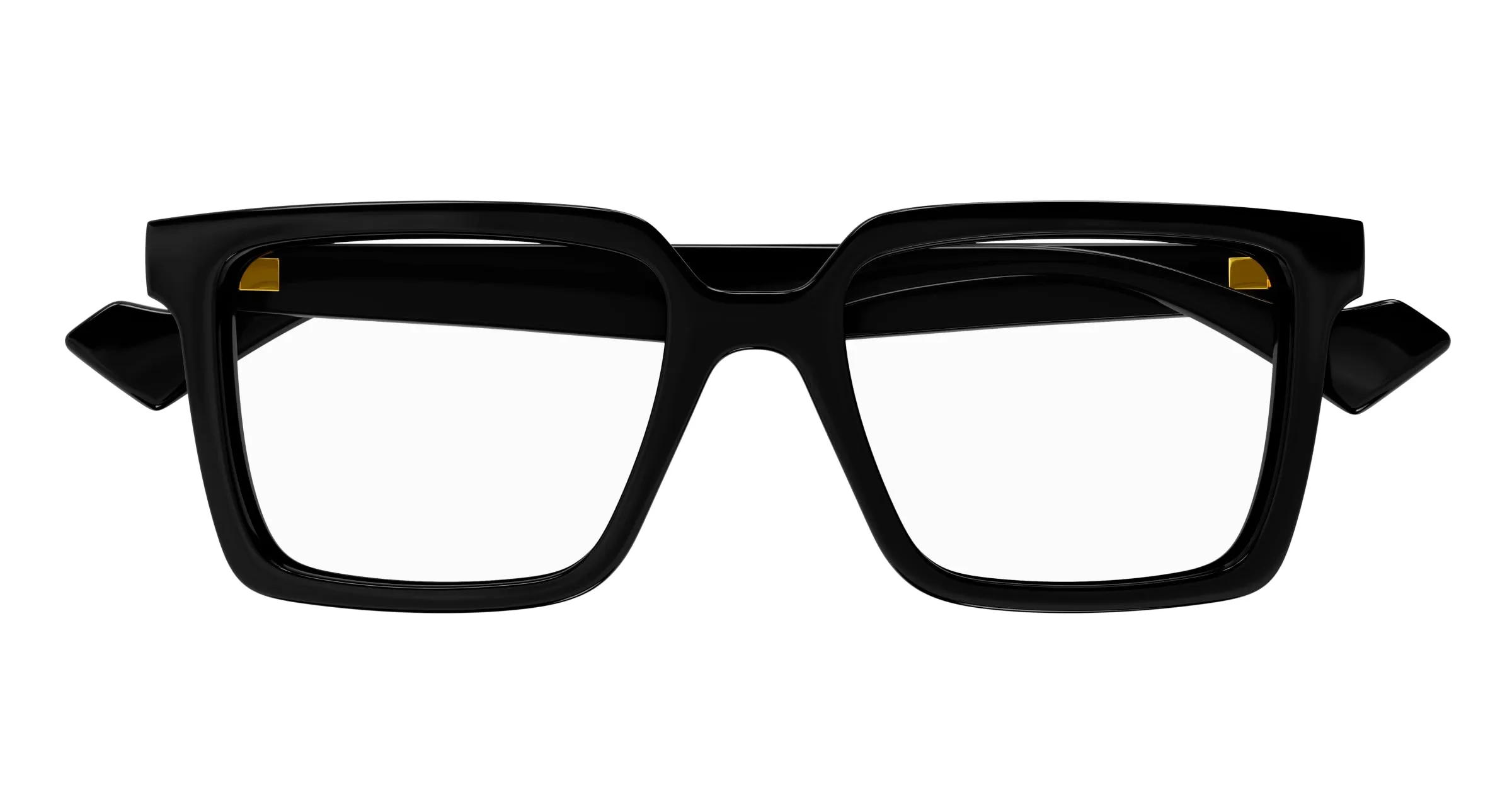 Gucci GG1540O 005 Montature da vista Iniettato Nero Trasparente Squadrata - immagine 2