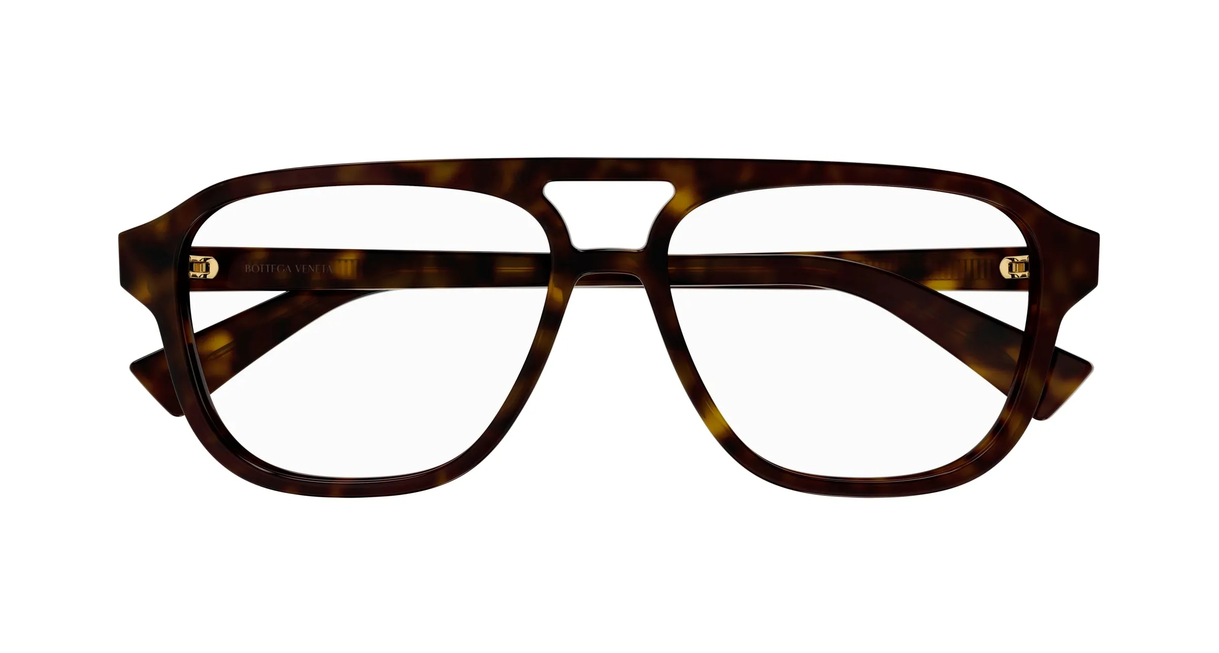 Bottega Veneta BV1294O 002 Montature da vista Acetato Havana Trasparente Pilot - immagine 2