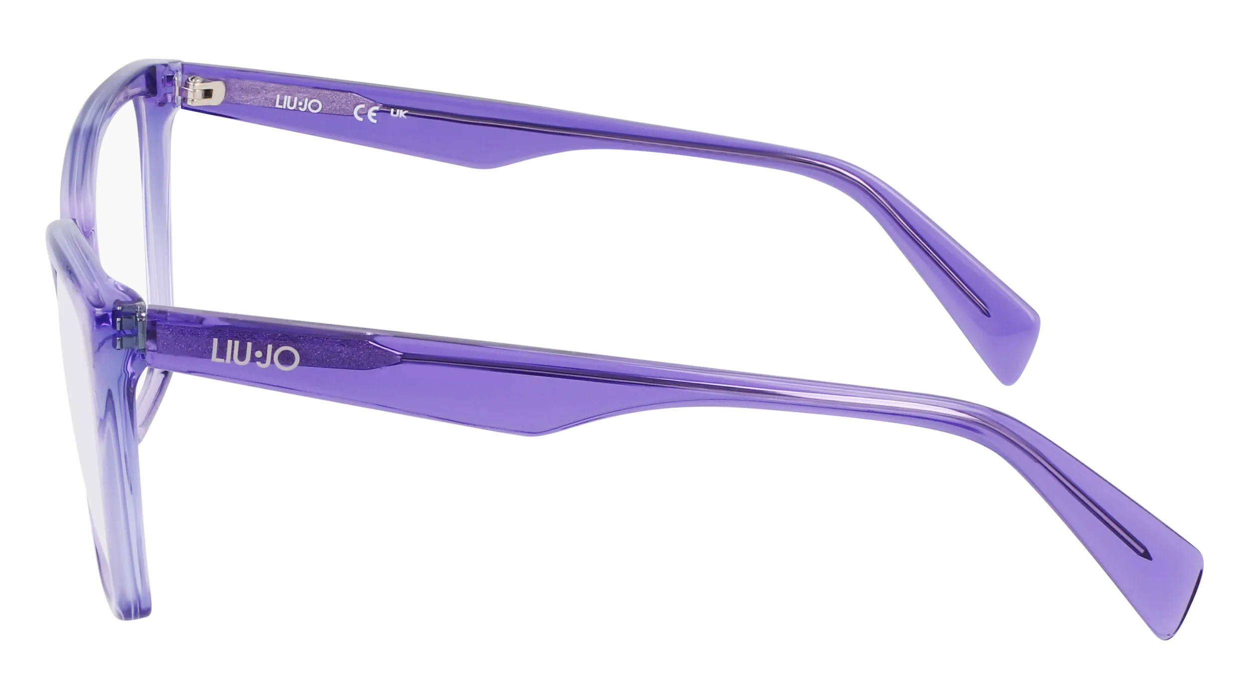 Liu Jo LJ2804 533 Montature da vista Acetato Viola Squadrata Normale - immagine 4