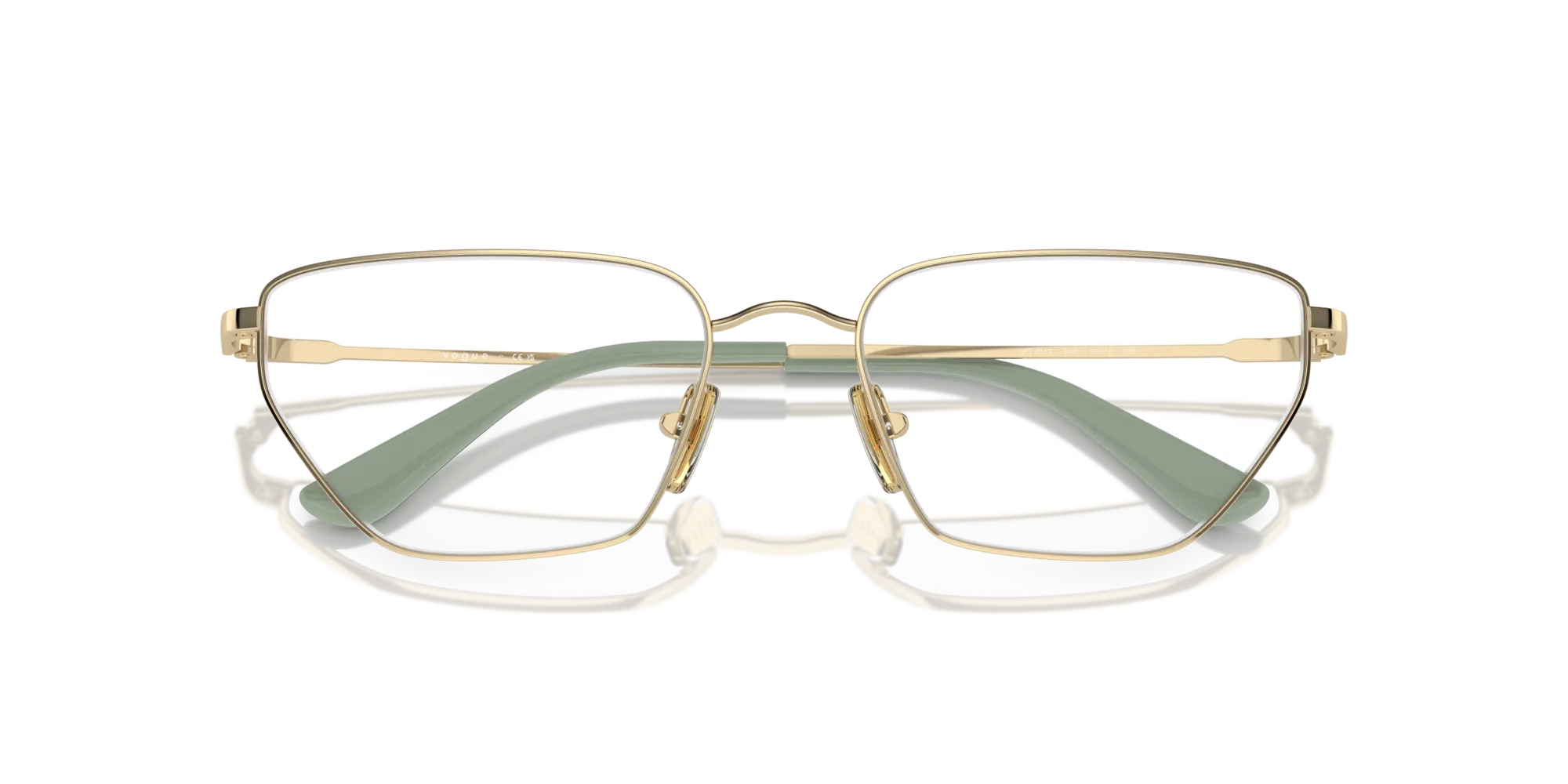 VOGUE EYEWEAR VO4317 848 Montature da vista Metallo Oro Geometrica Normale - immagine 2