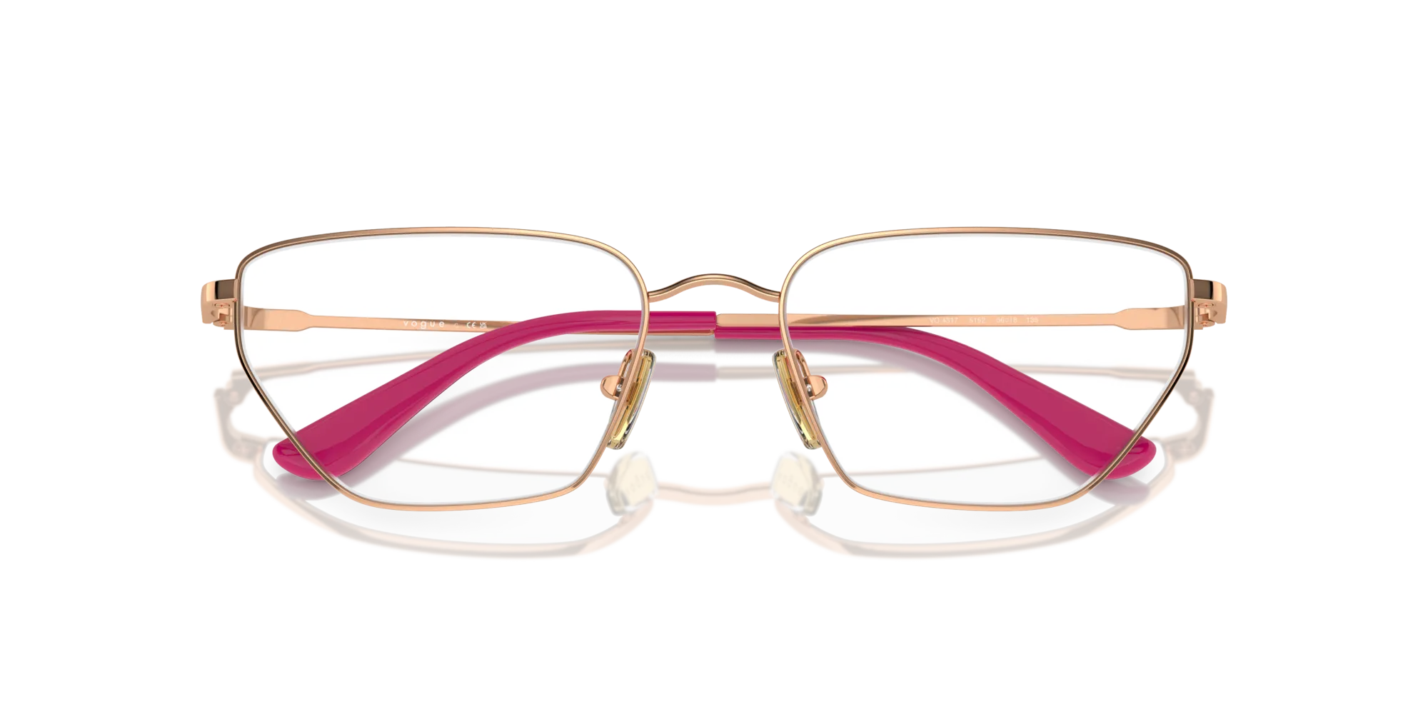 VOGUE EYEWEAR VO4317 5152 Montature da vista Metallo Oro Geometrica Normale - immagine 2