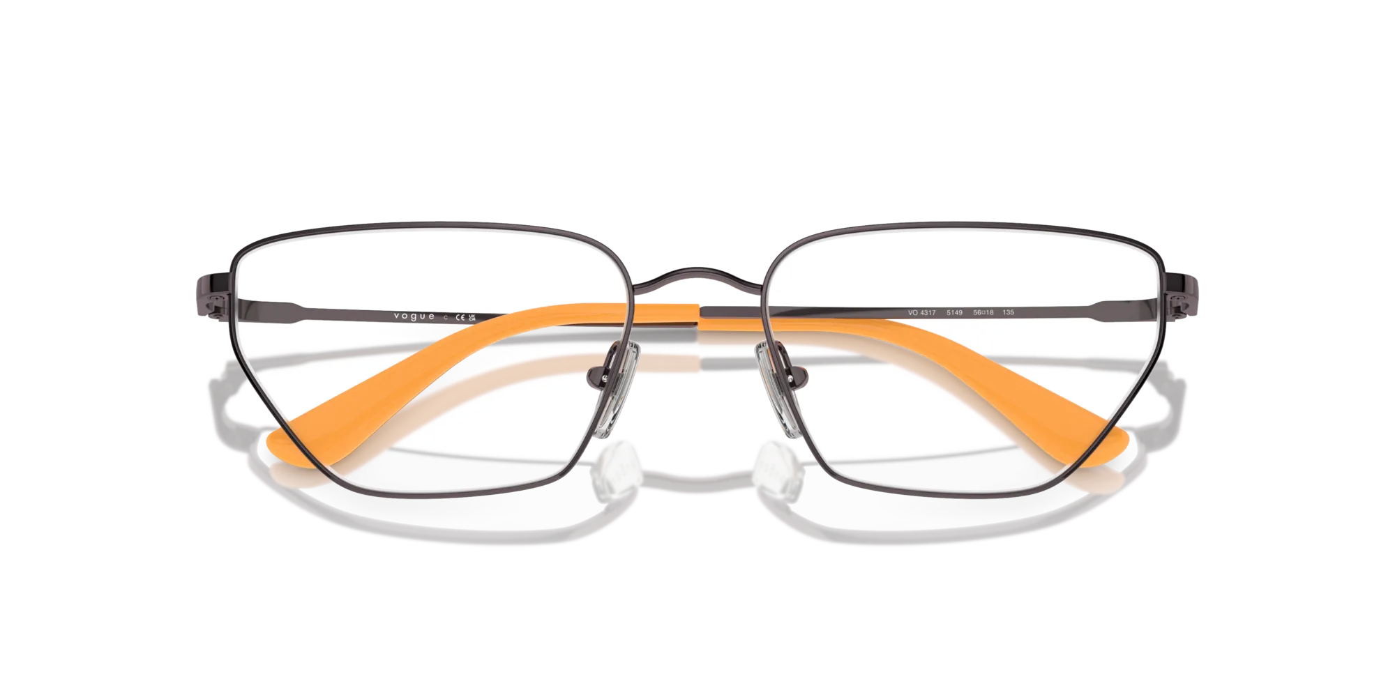VOGUE EYEWEAR VO4317 5149 Montature da vista Metallo Viola Trasparente Geometrica Normale - immagine 2