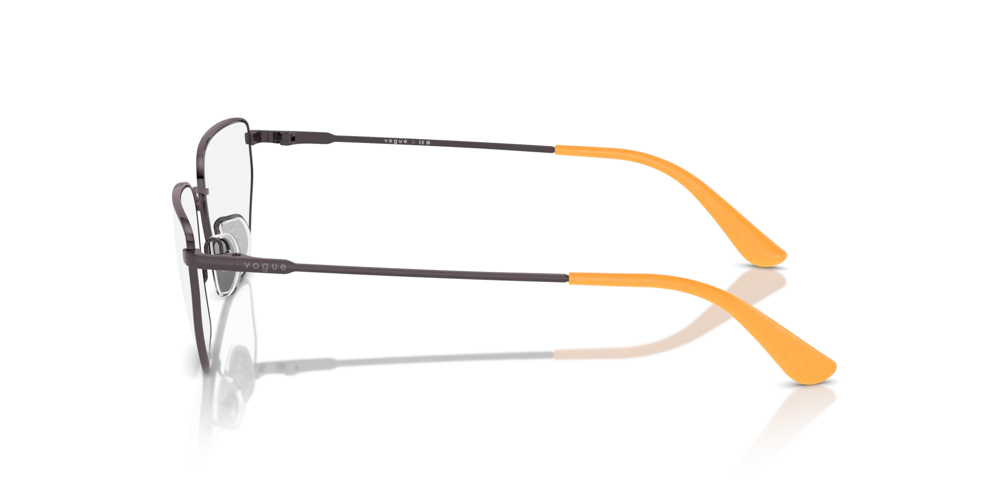 VOGUE EYEWEAR VO4317 5149 Montature da vista Metallo Viola Trasparente Geometrica Normale - immagine 4