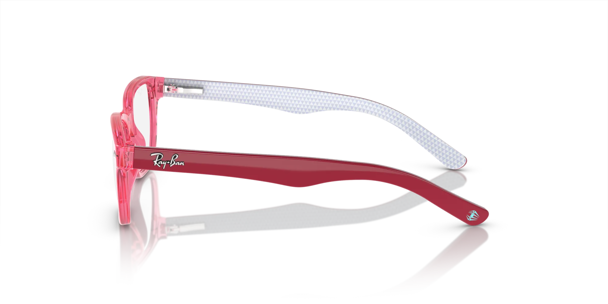 Ray - Ban RY1555 3978 Montature da vista Acetato Rosa Squadrata - immagine 4