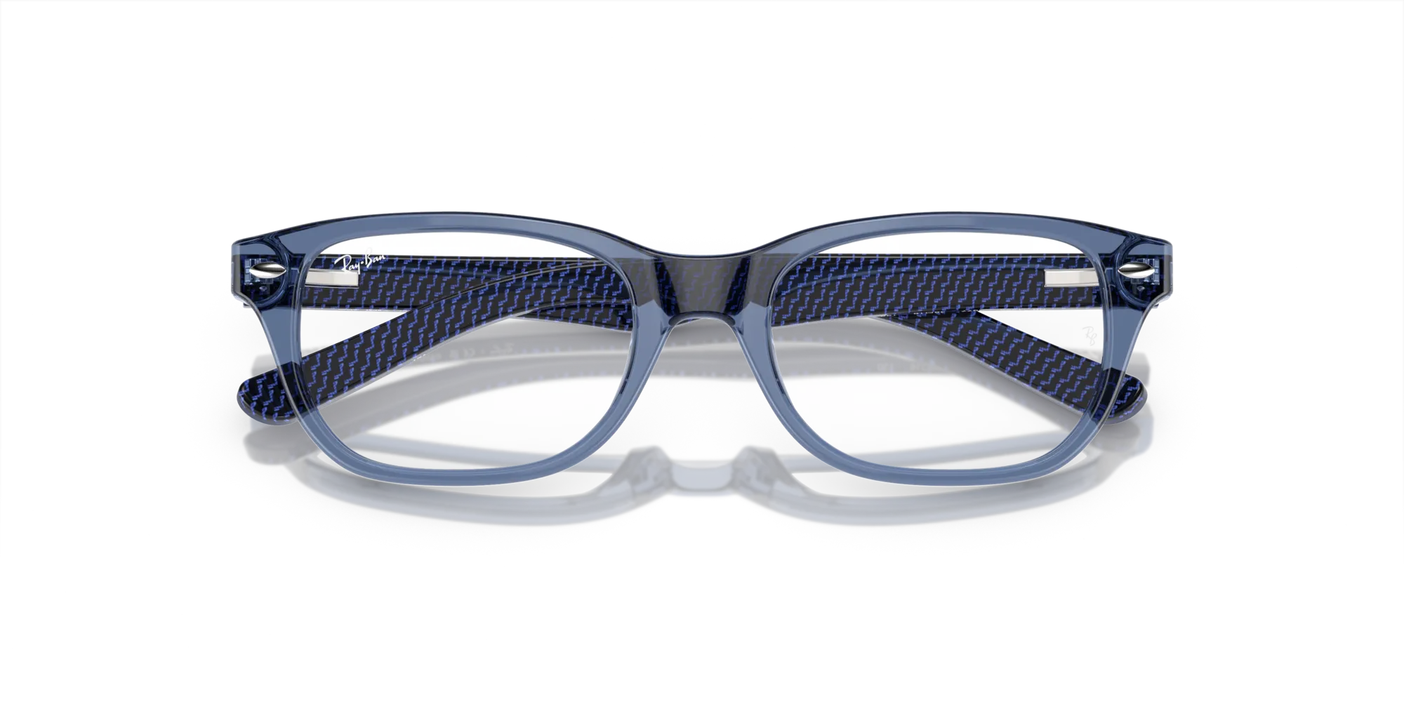Ray - Ban RY1555 3977 Montature da vista Acetato Blu Squadrata - immagine 2