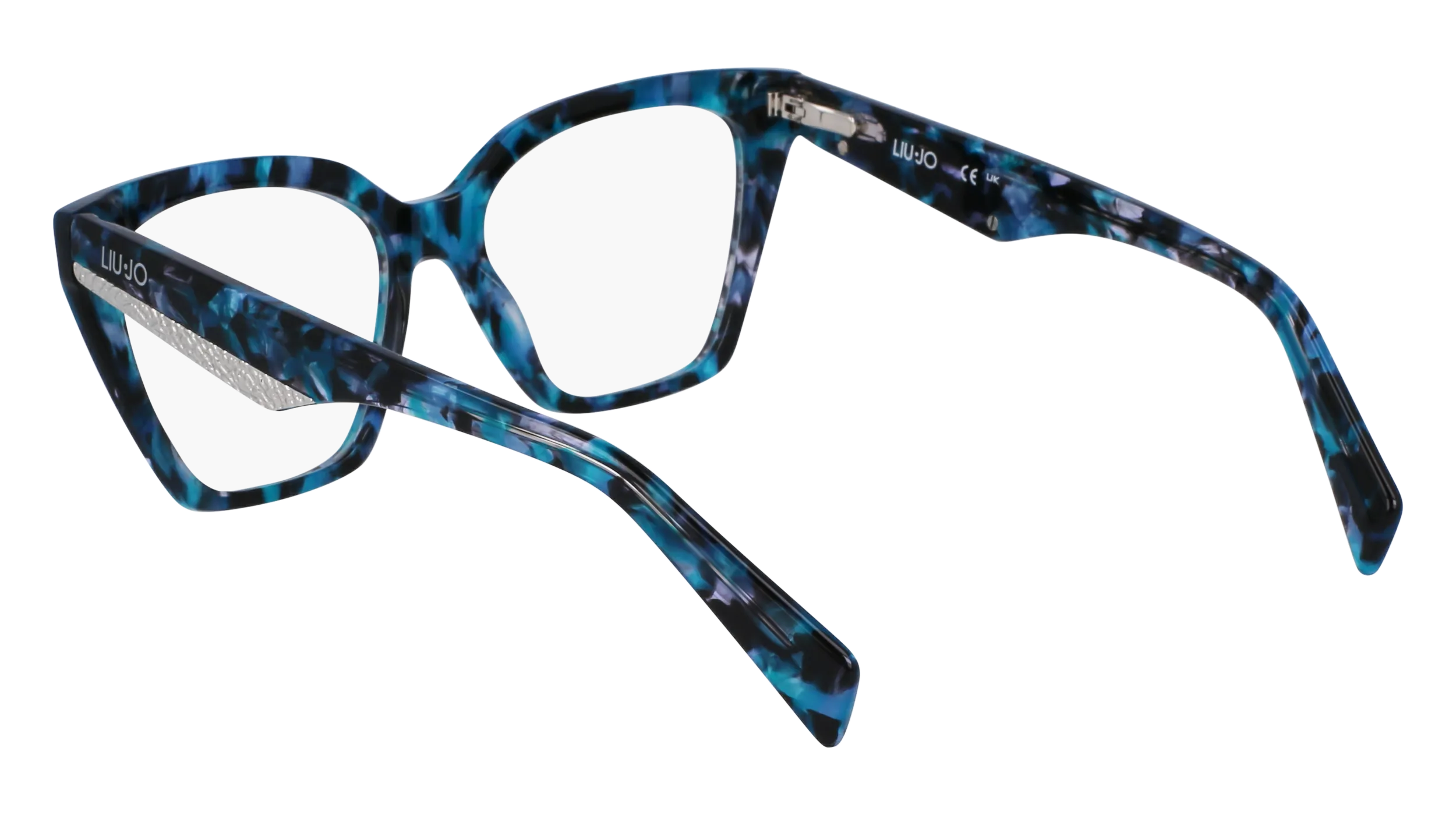 Liu Jo LJ2797 456 Montature da vista Acetato Azzurro Squadrata Normale Normale - immagine 3